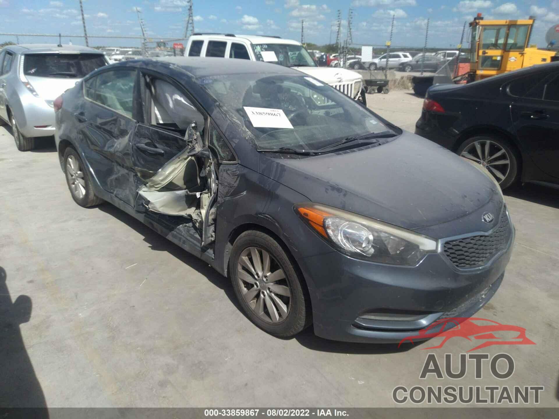 KIA FORTE 2016 - KNAFX4A63G5553929