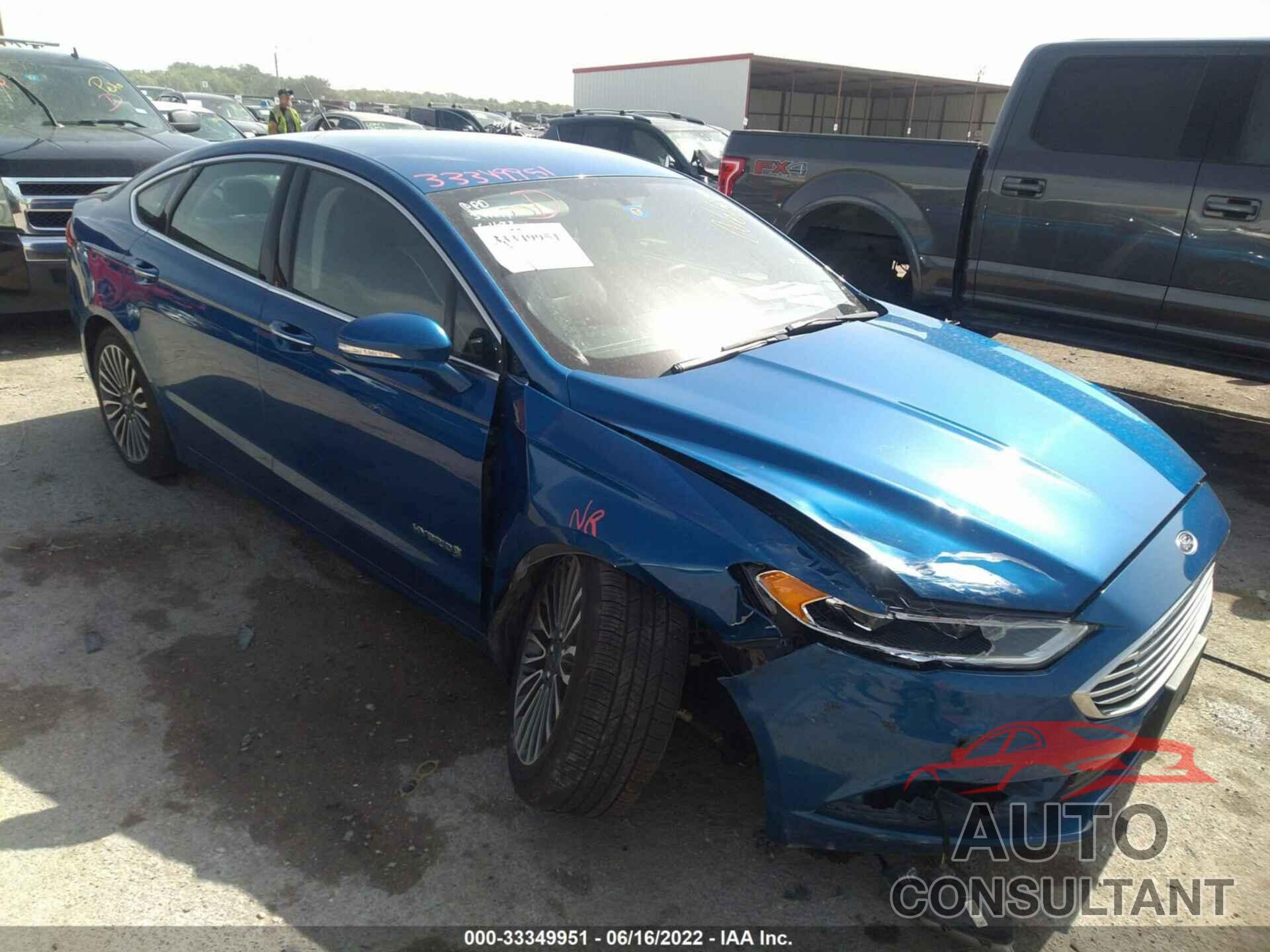 FORD FUSION HYBRID 2018 - 3FA6P0RUXJR187993