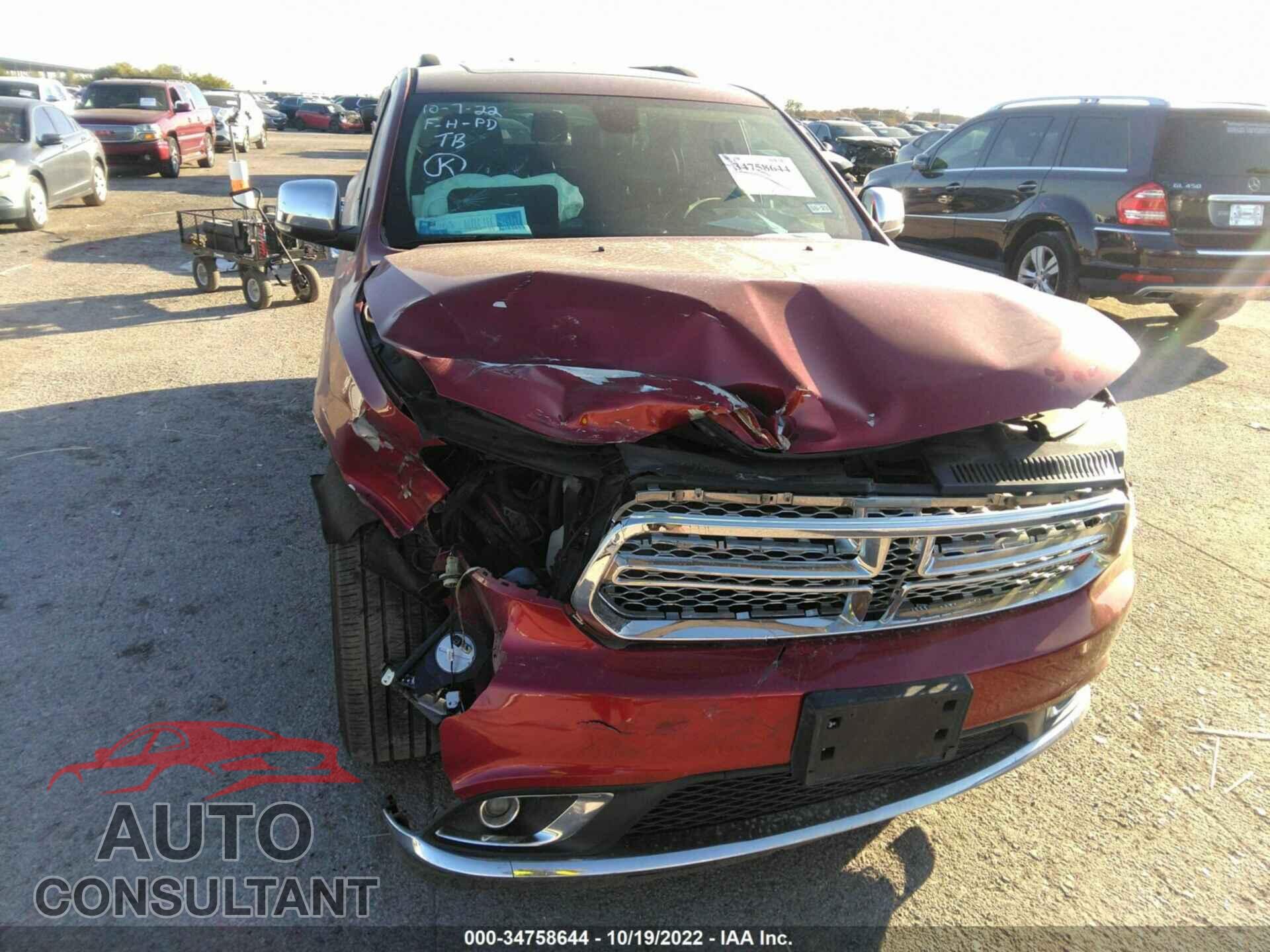 DODGE DURANGO 2015 - 1C4RDHEG4FC194457