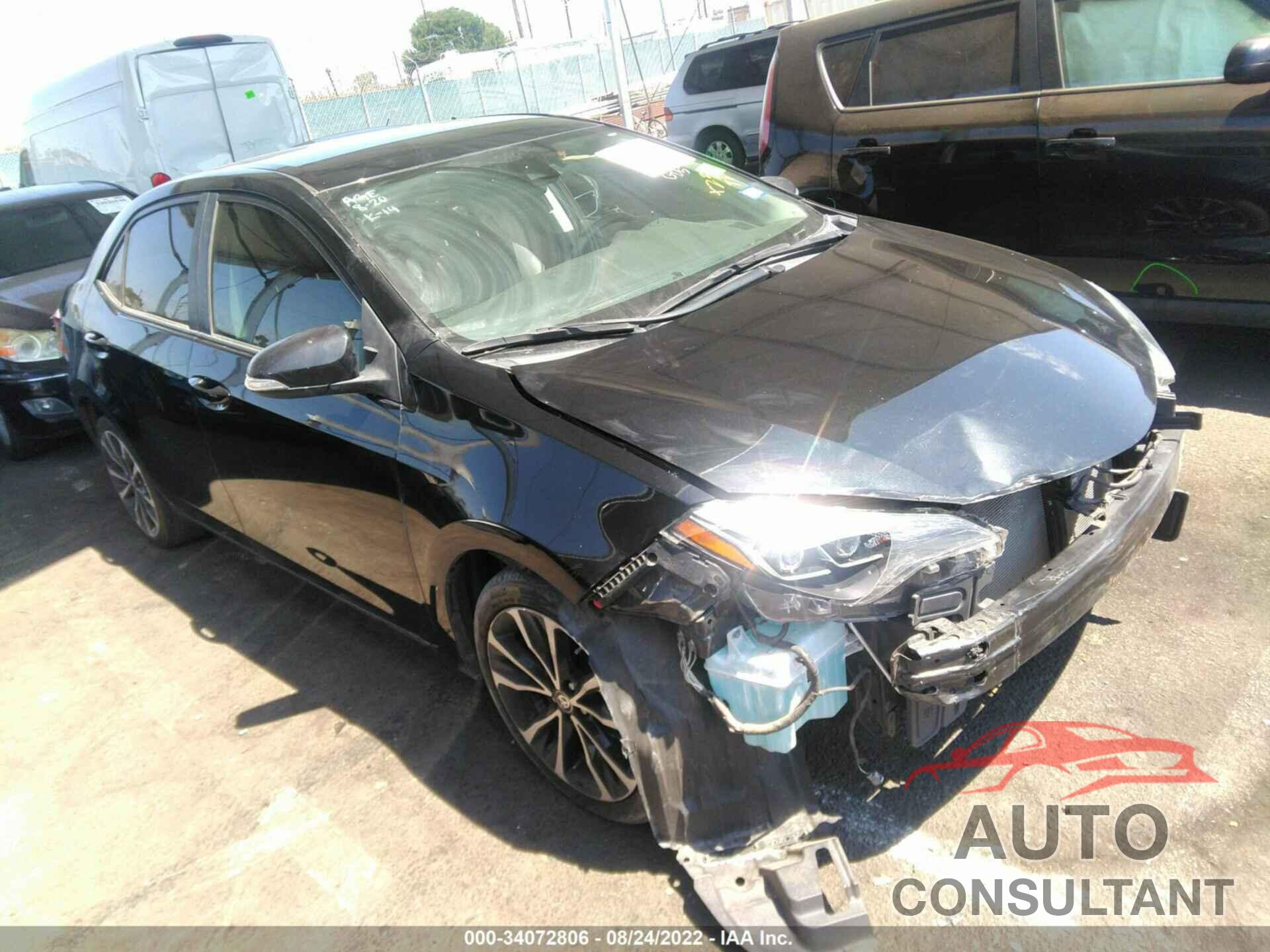 TOYOTA COROLLA 2019 - 2T1BURHE7KC177347
