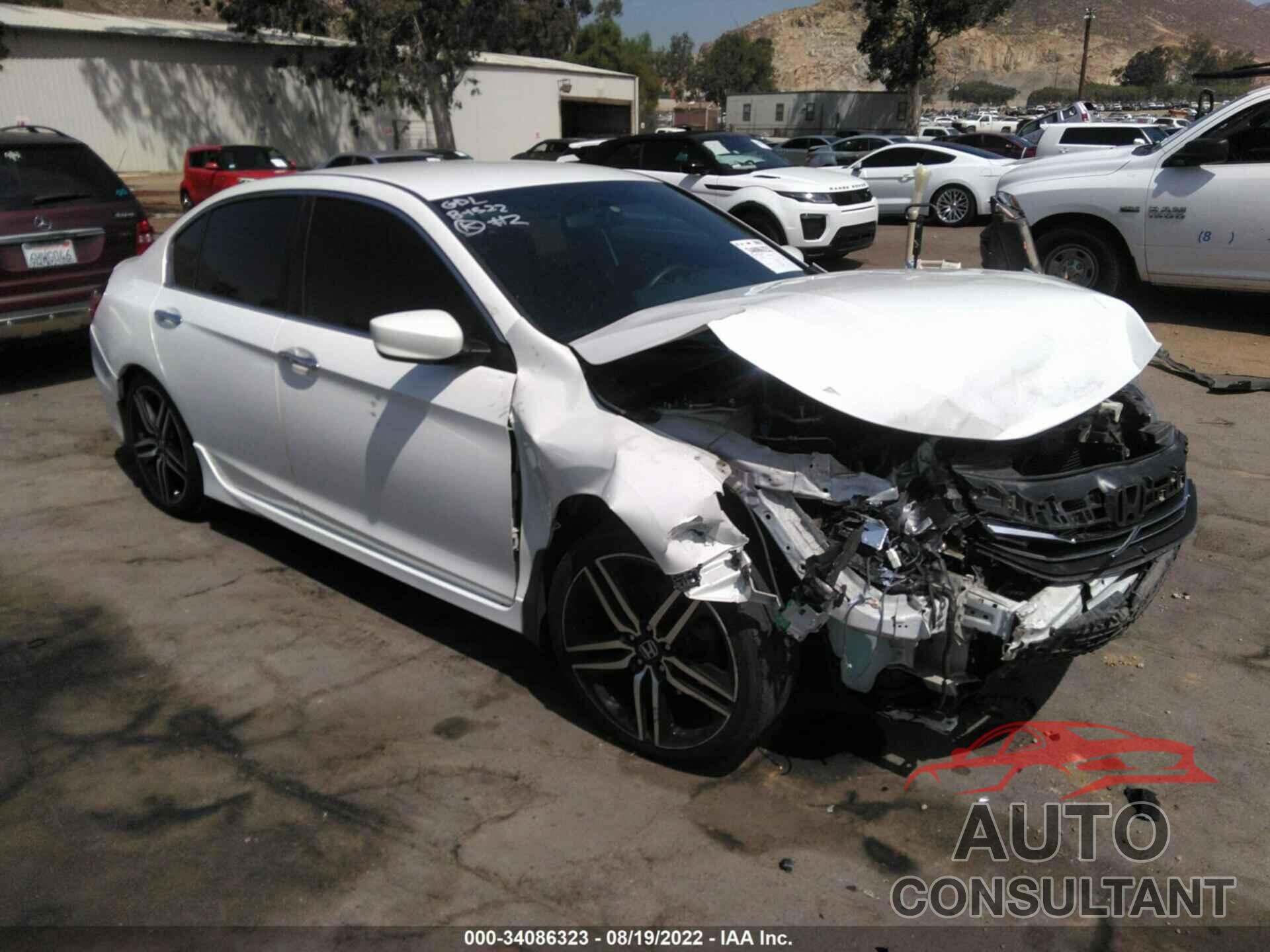 HONDA ACCORD SEDAN 2016 - 1HGCR2F50GA190762