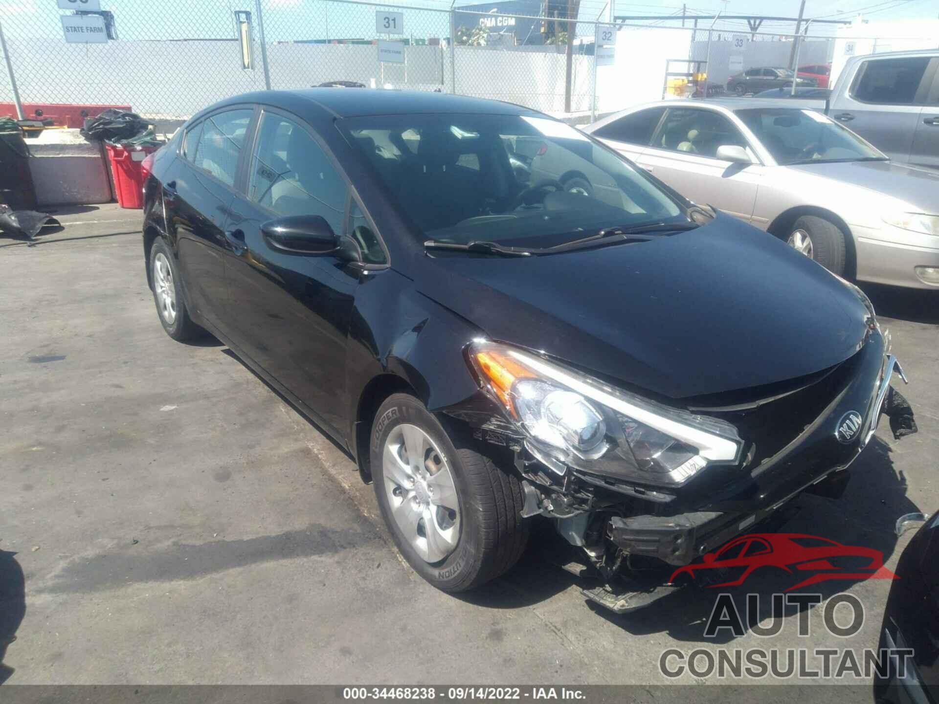 KIA FORTE 2016 - KNAFK4A66G5550618