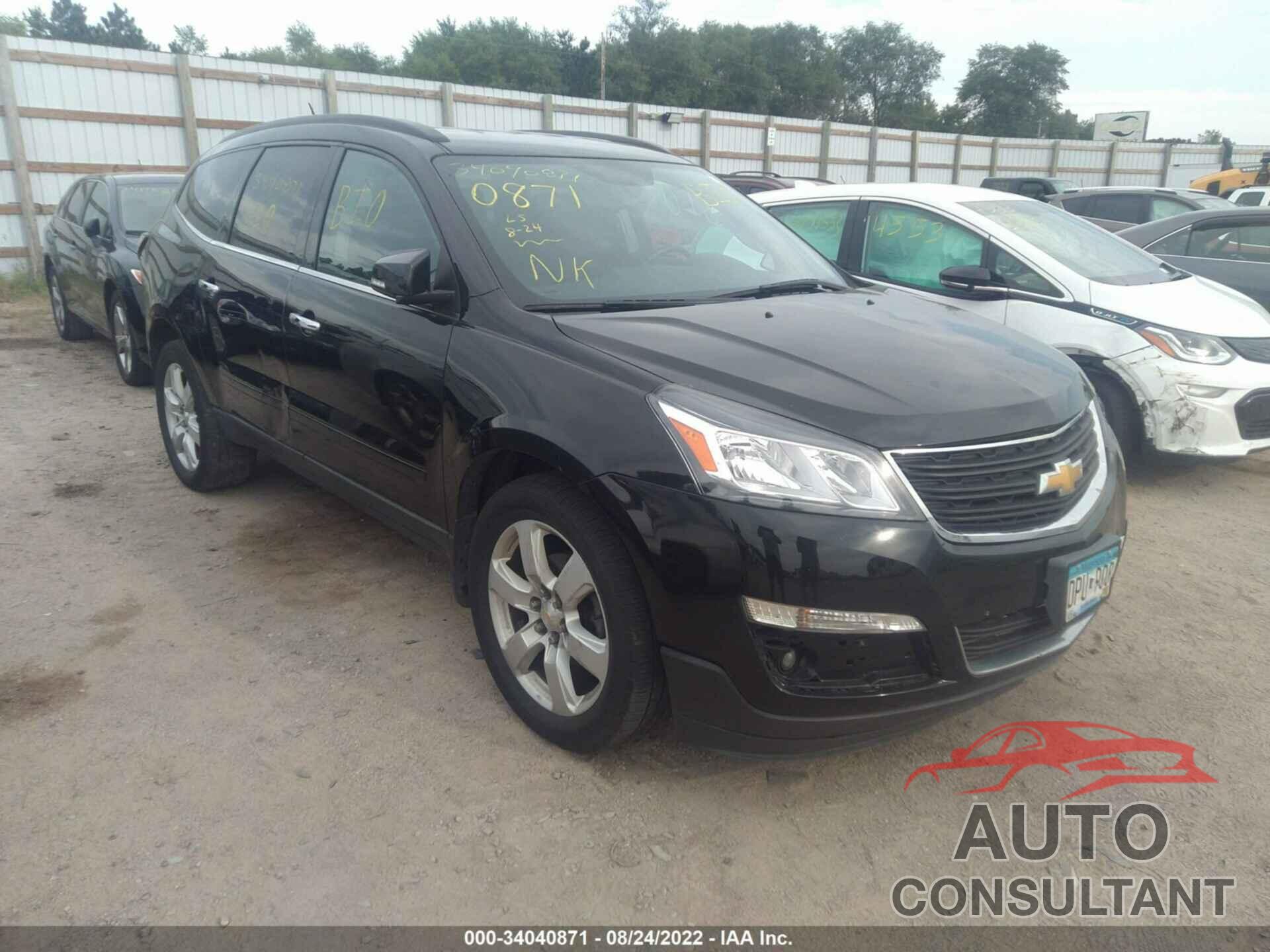 CHEVROLET TRAVERSE 2016 - 1GNKVGKD3GJ251495