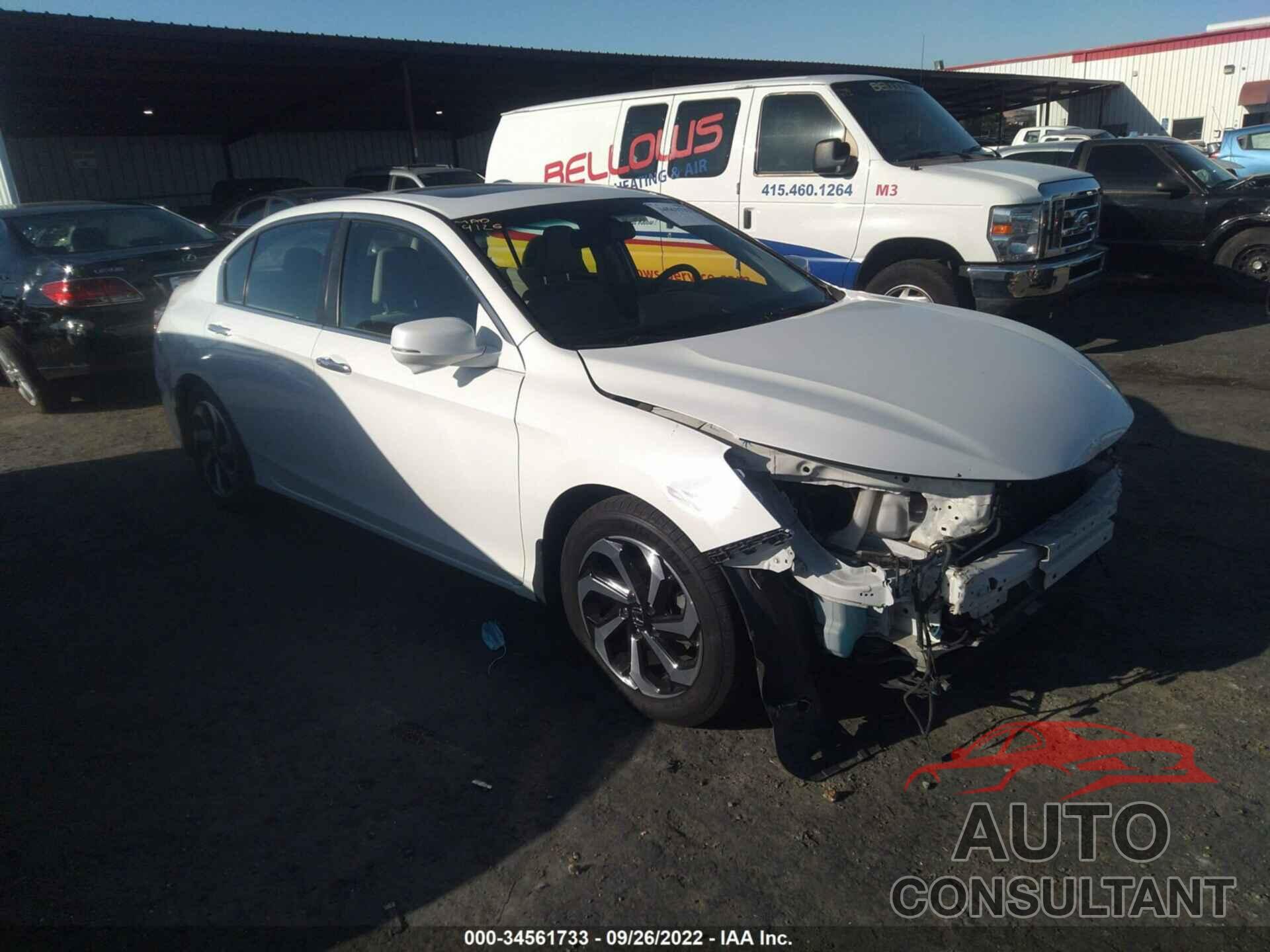 HONDA ACCORD SEDAN 2016 - 1HGCR2F88GA216194