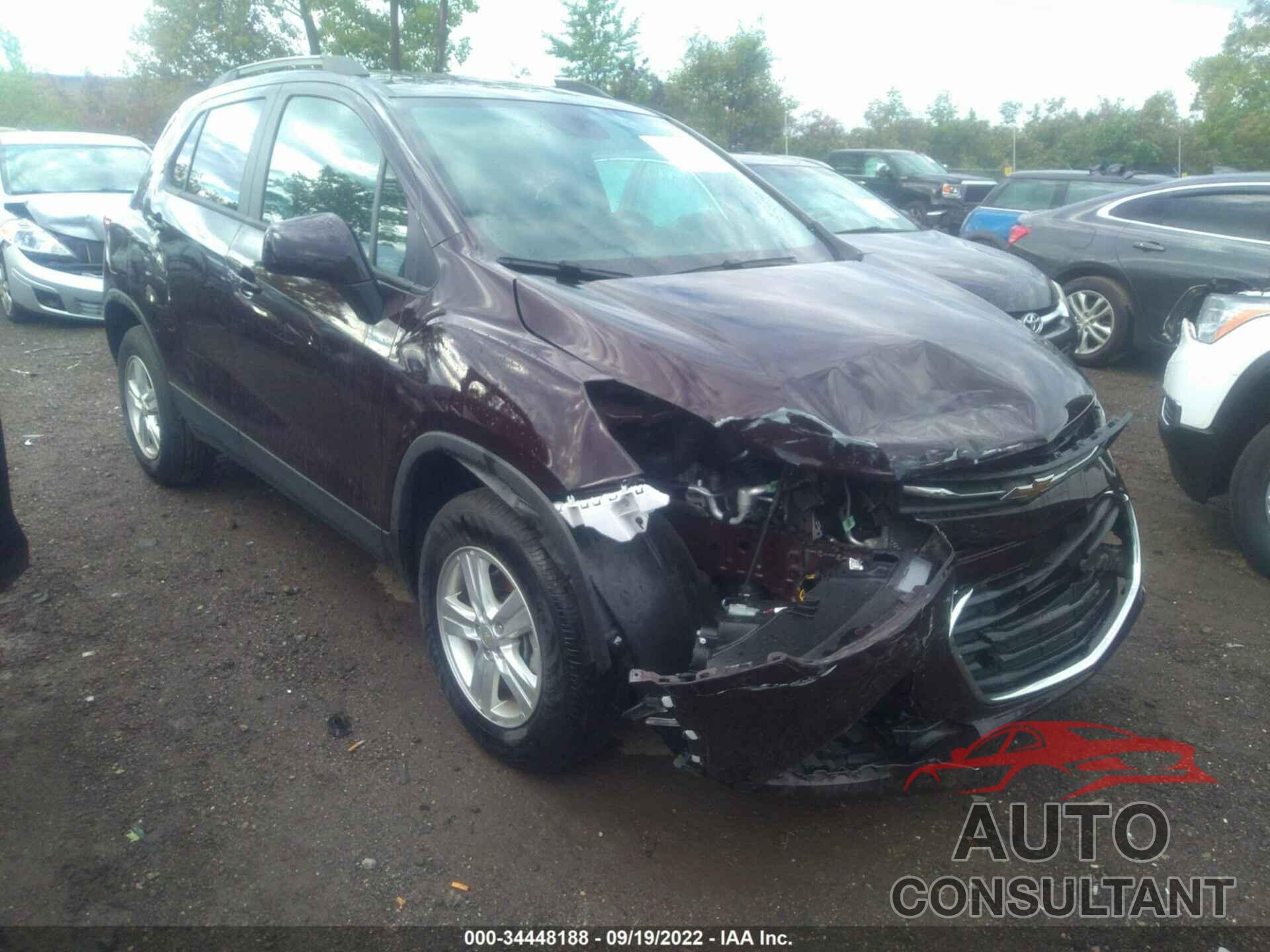 CHEVROLET TRAX 2022 - KL7CJPSM6NB501230