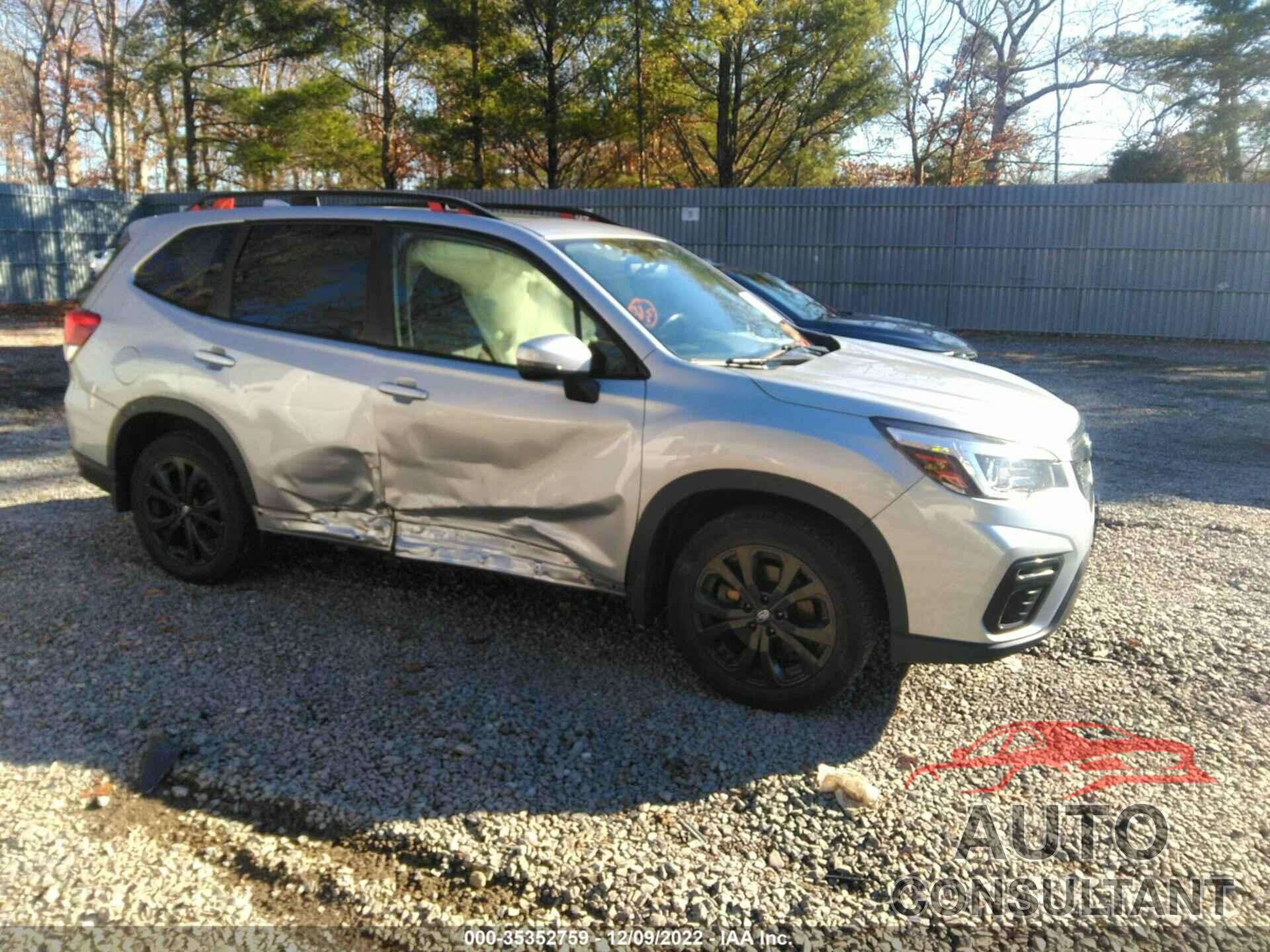 SUBARU FORESTER 2019 - JF2SKAKC9KH439591