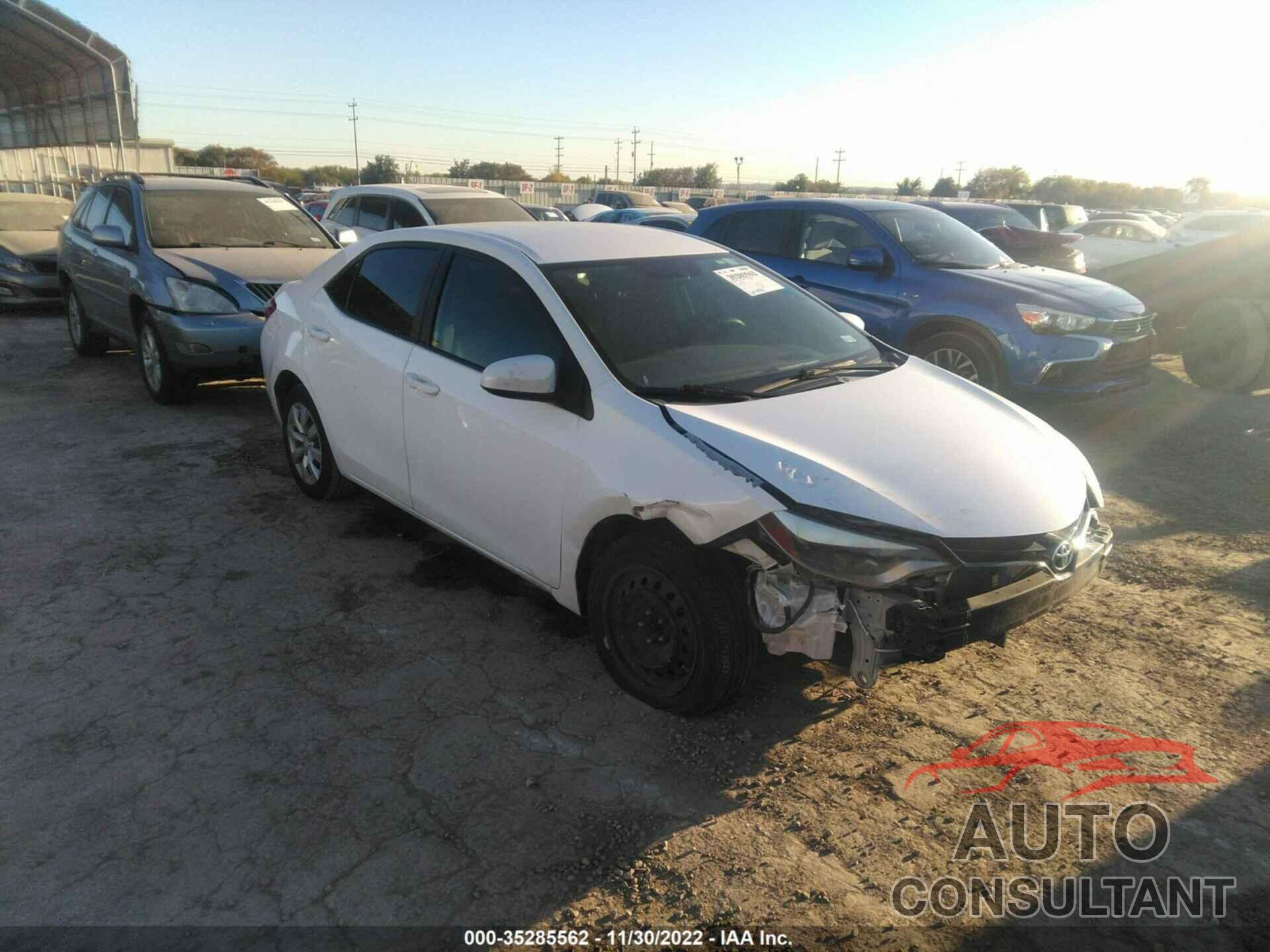 TOYOTA COROLLA 2016 - 5YFBURHE1GP451696