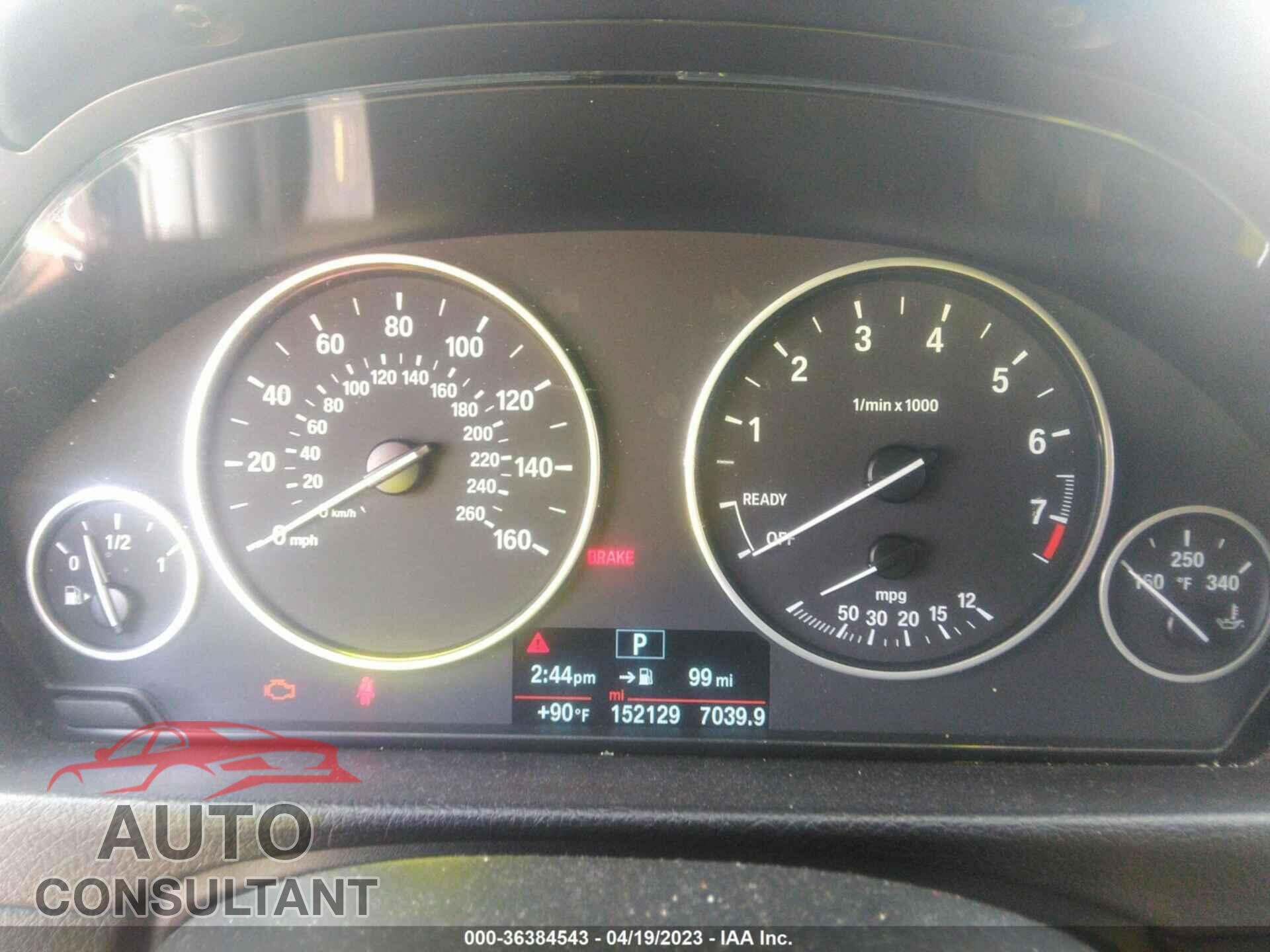 BMW 3 SERIES 2015 - WBA3A5C50FP604532