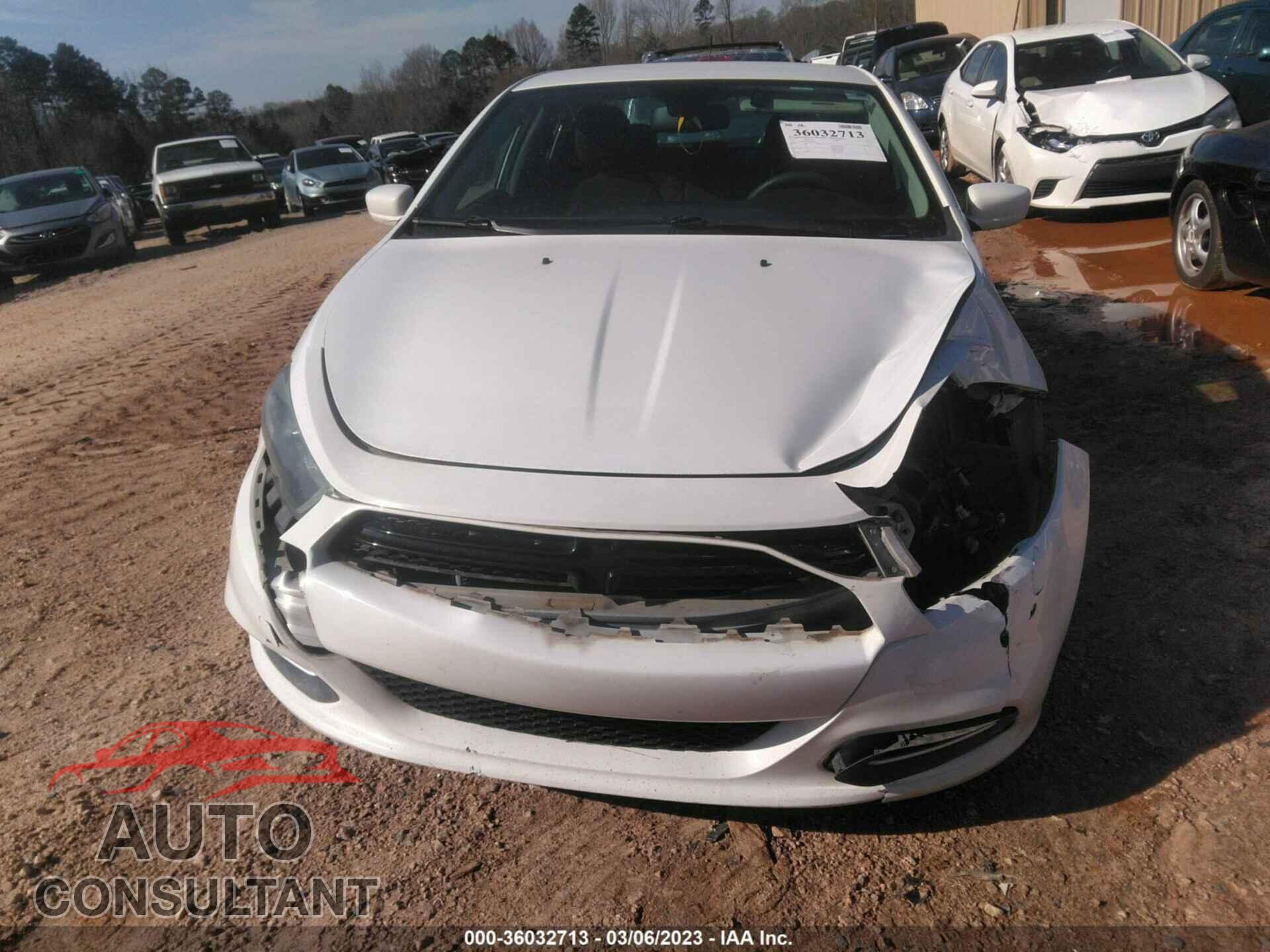DODGE DART 2015 - 1C3CDFBB2FD265320