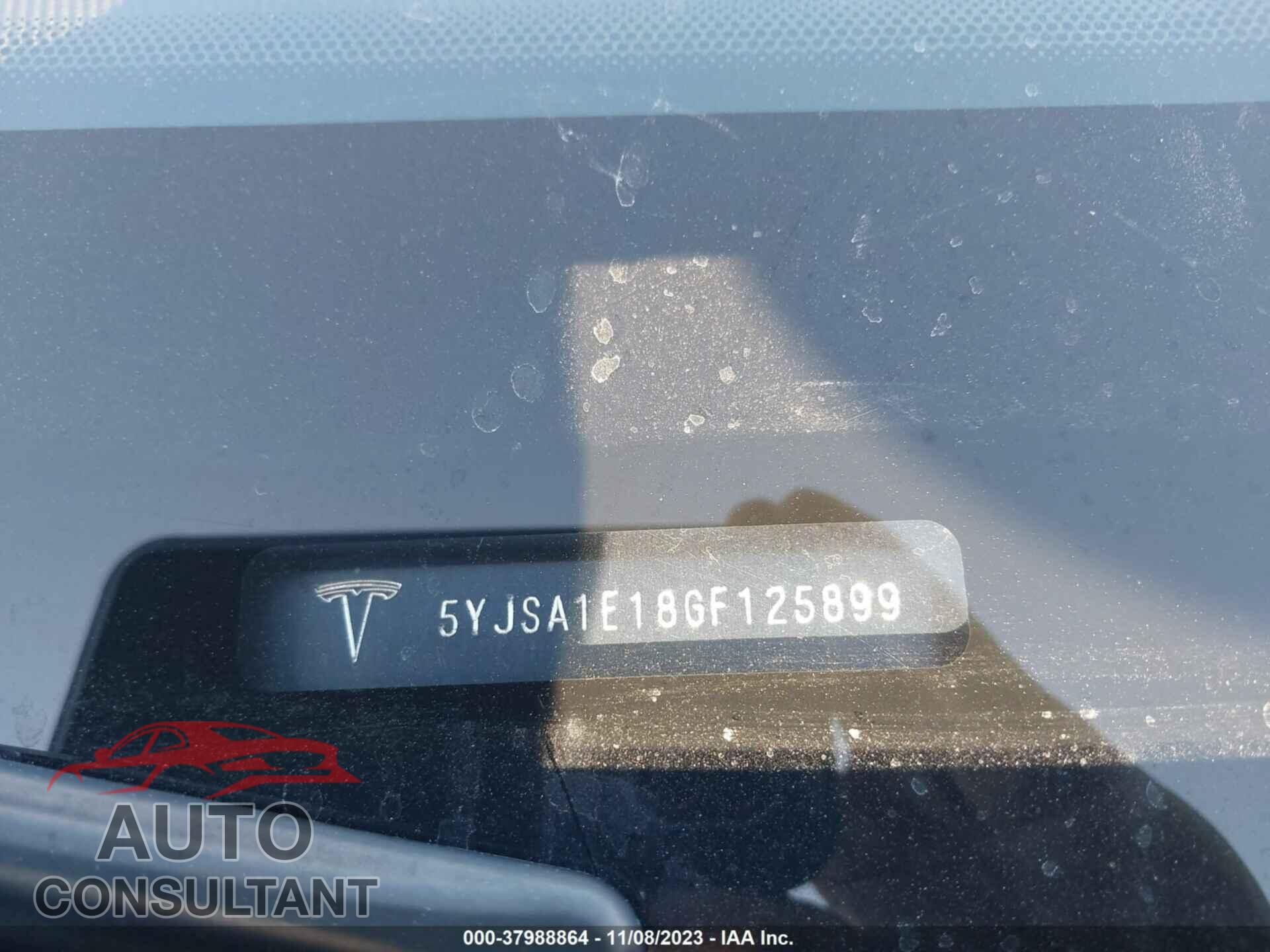 TESLA MODEL S 2016 - 5YJSA1E18GF125899