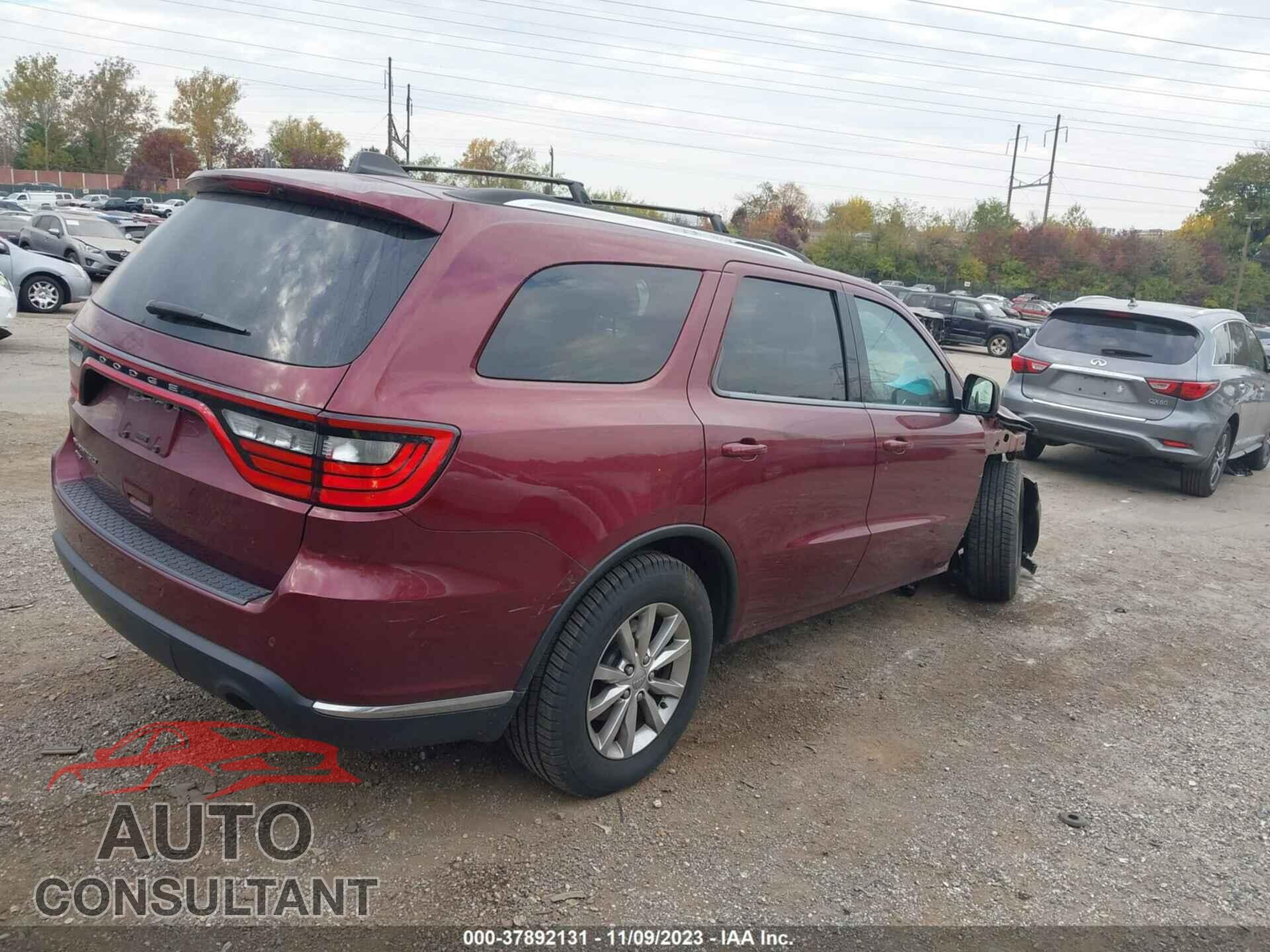 DODGE DURANGO 2017 - 1C4RDJAG9HC814638