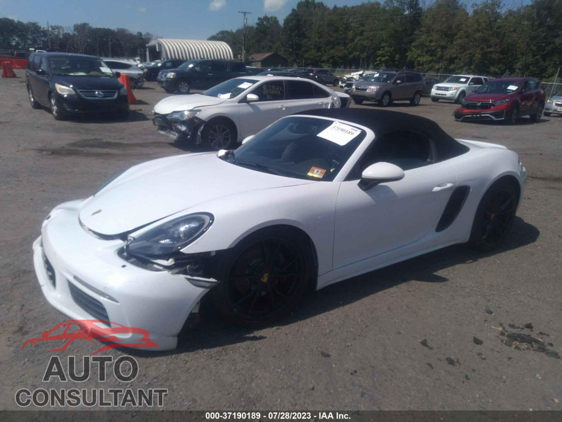 PORSCHE 718 BOXSTER 2017 - WP0CA2A80HS220202