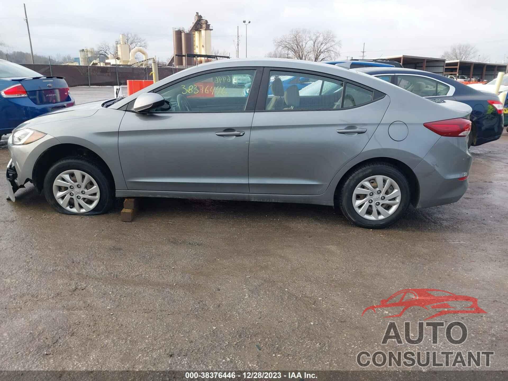 HYUNDAI ELANTRA 2017 - KMHD74LF6HU398061