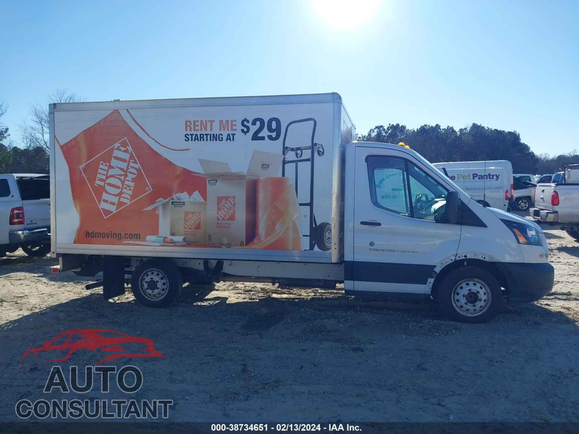 FORD TRANSIT-350 CAB 2019 - 1FDBF8ZM4KKA87089