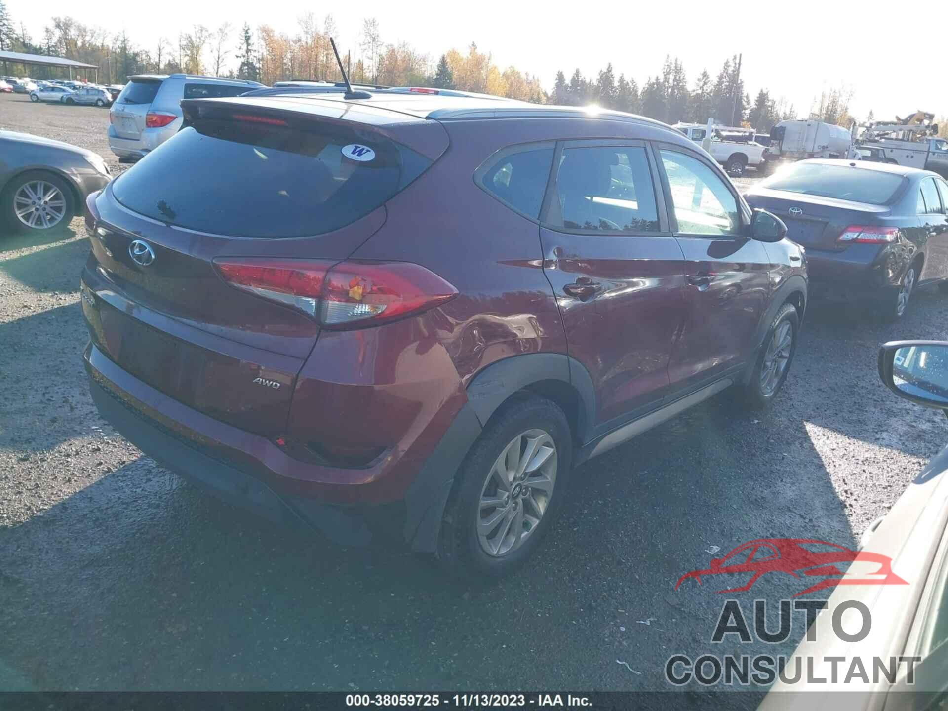 HYUNDAI TUCSON 2017 - KM8J3CA4XHU396906