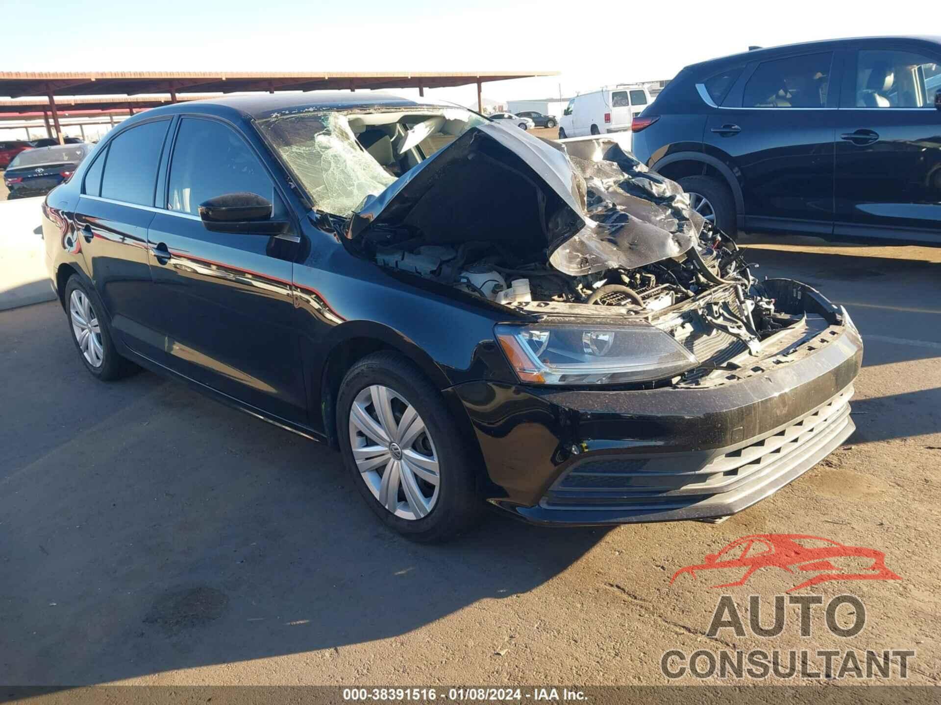 VOLKSWAGEN JETTA 2017 - 3VW2B7AJ2HM393394