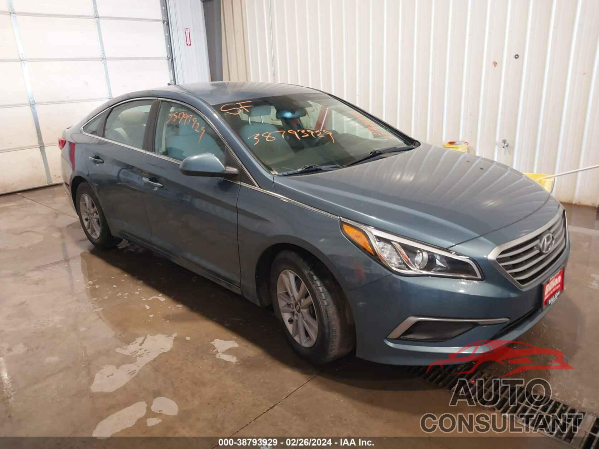 HYUNDAI SONATA 2016 - 5NPE24AF5GH297614