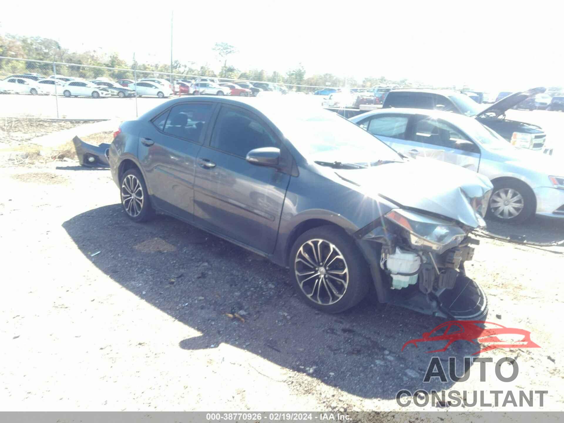 TOYOTA COROLLA 2016 - 5YFBURHE5GP494518