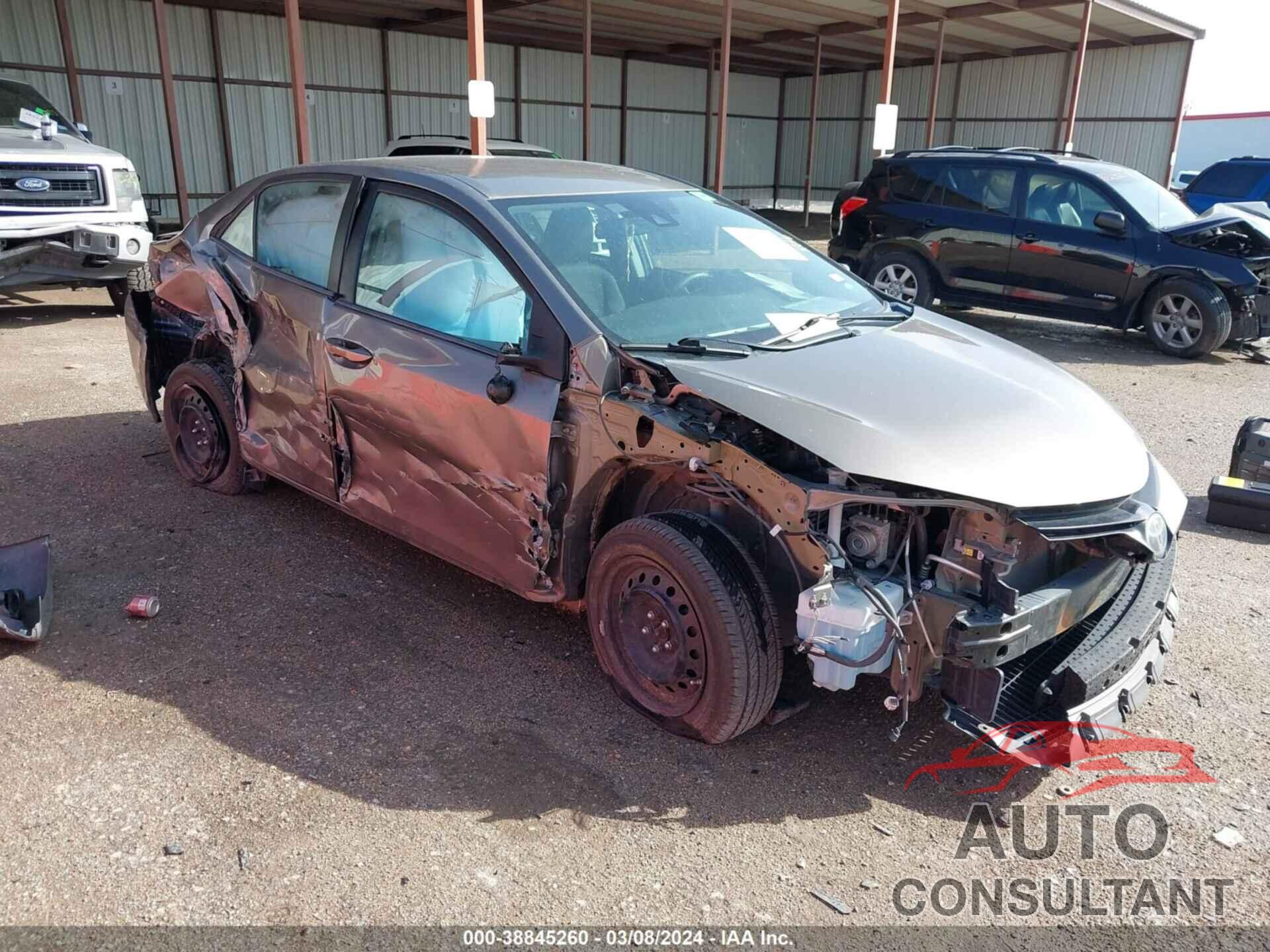 TOYOTA COROLLA 2019 - 5YFBURHE6KP899330