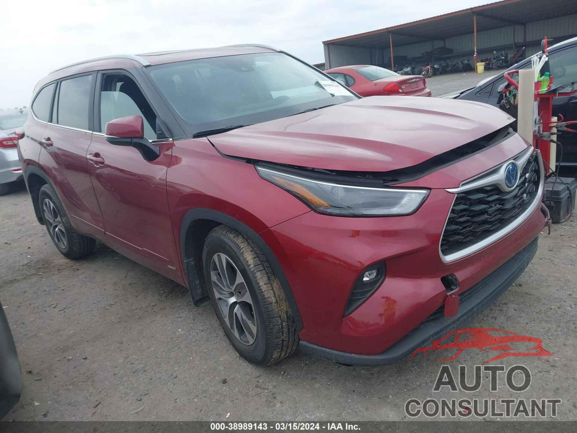 TOYOTA HIGHLANDER 2023 - 5TDKBRCH2PS564331