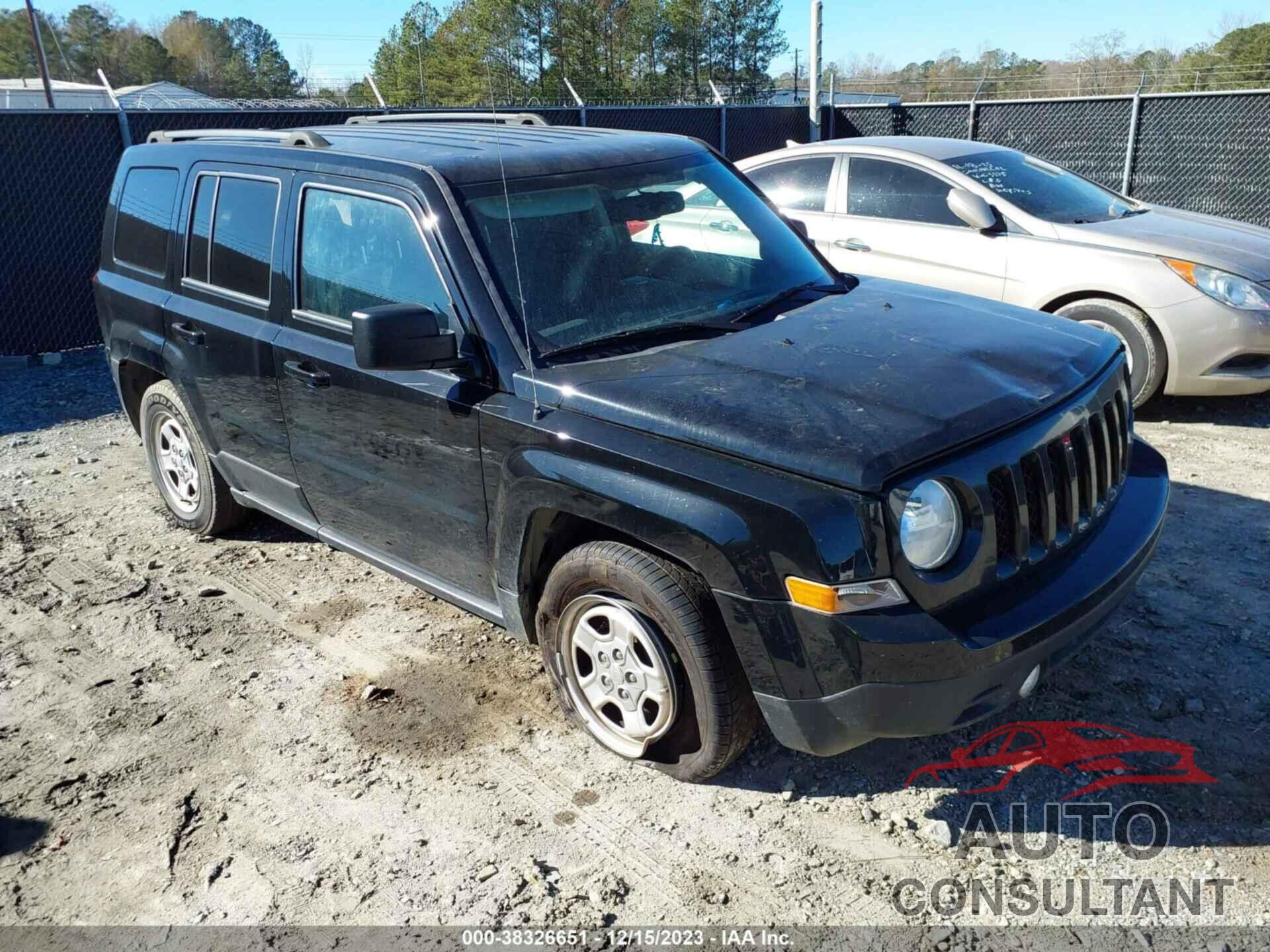 JEEP PATRIOT 2017 - 1C4NJPBA5HD122648