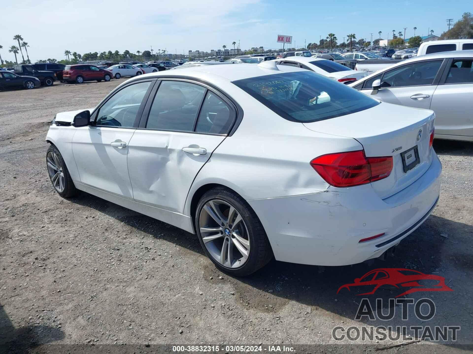 BMW 3 SERIES 2017 - WBA8D9C56HK677604