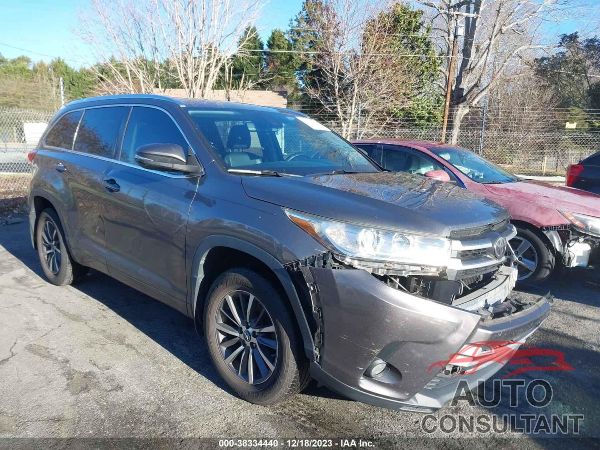 TOYOTA HIGHLANDER 2017 - 5TDJZRFH9HS453120