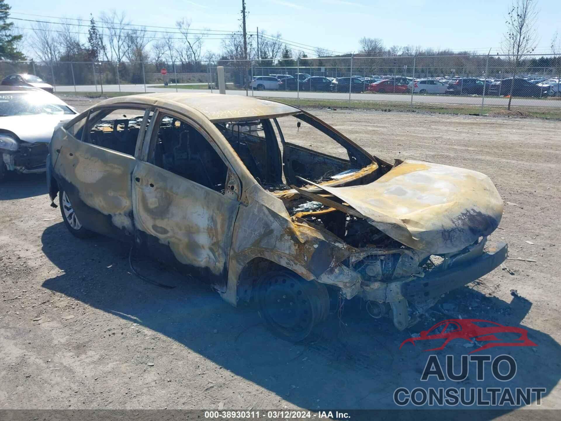TOYOTA COROLLA 2019 - 2T1BURHE3KC153126