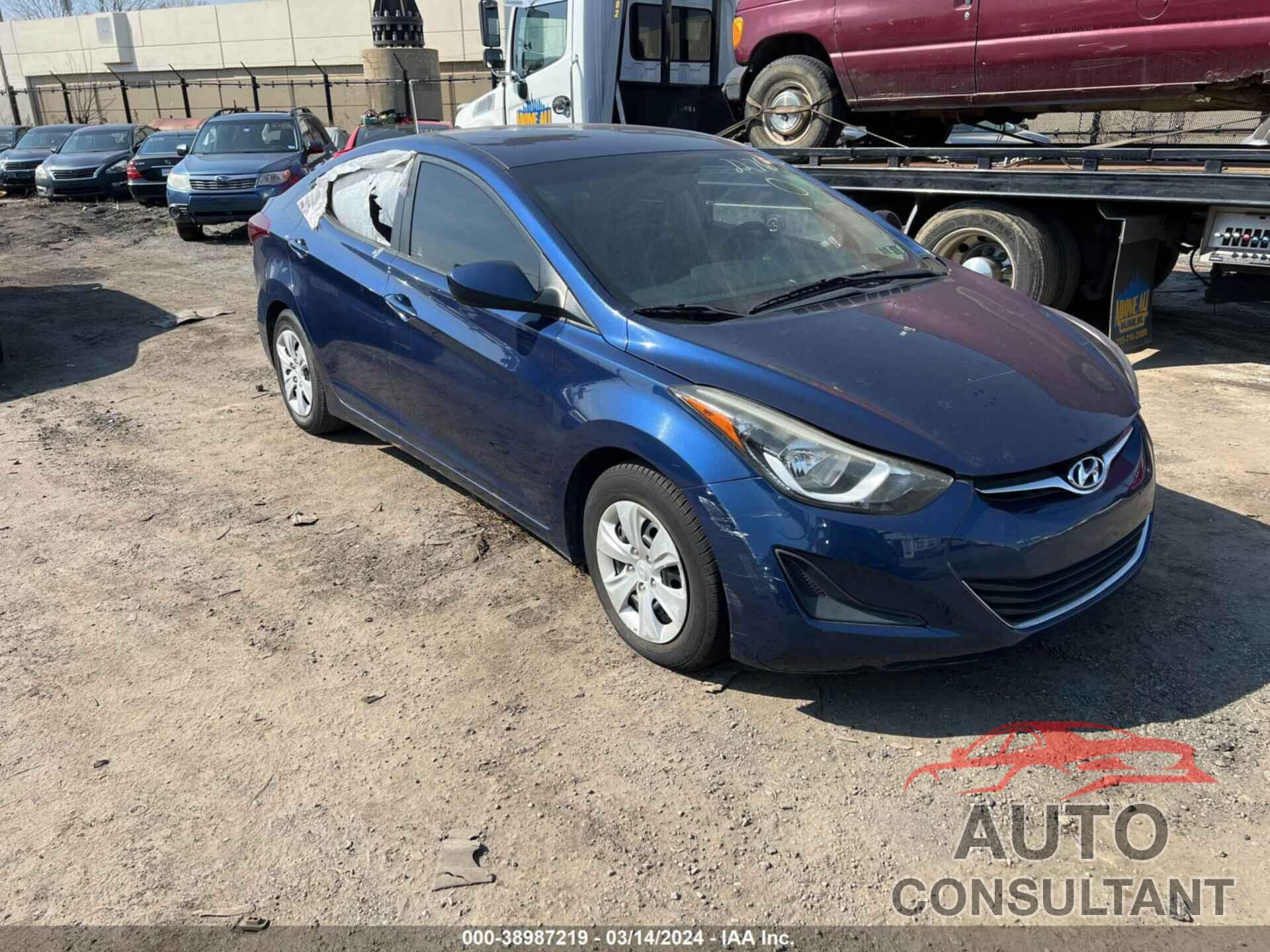 HYUNDAI ELANTRA 2016 - 5NPDH4AEXGH679106