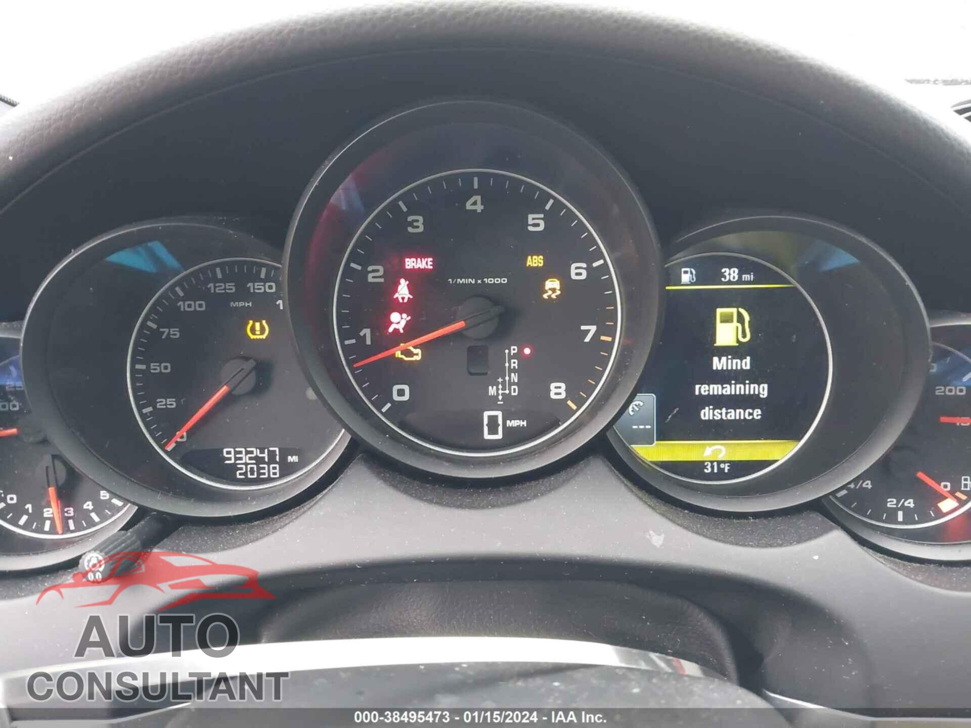 PORSCHE CAYENNE 2017 - WP1AA2A27HKA87777