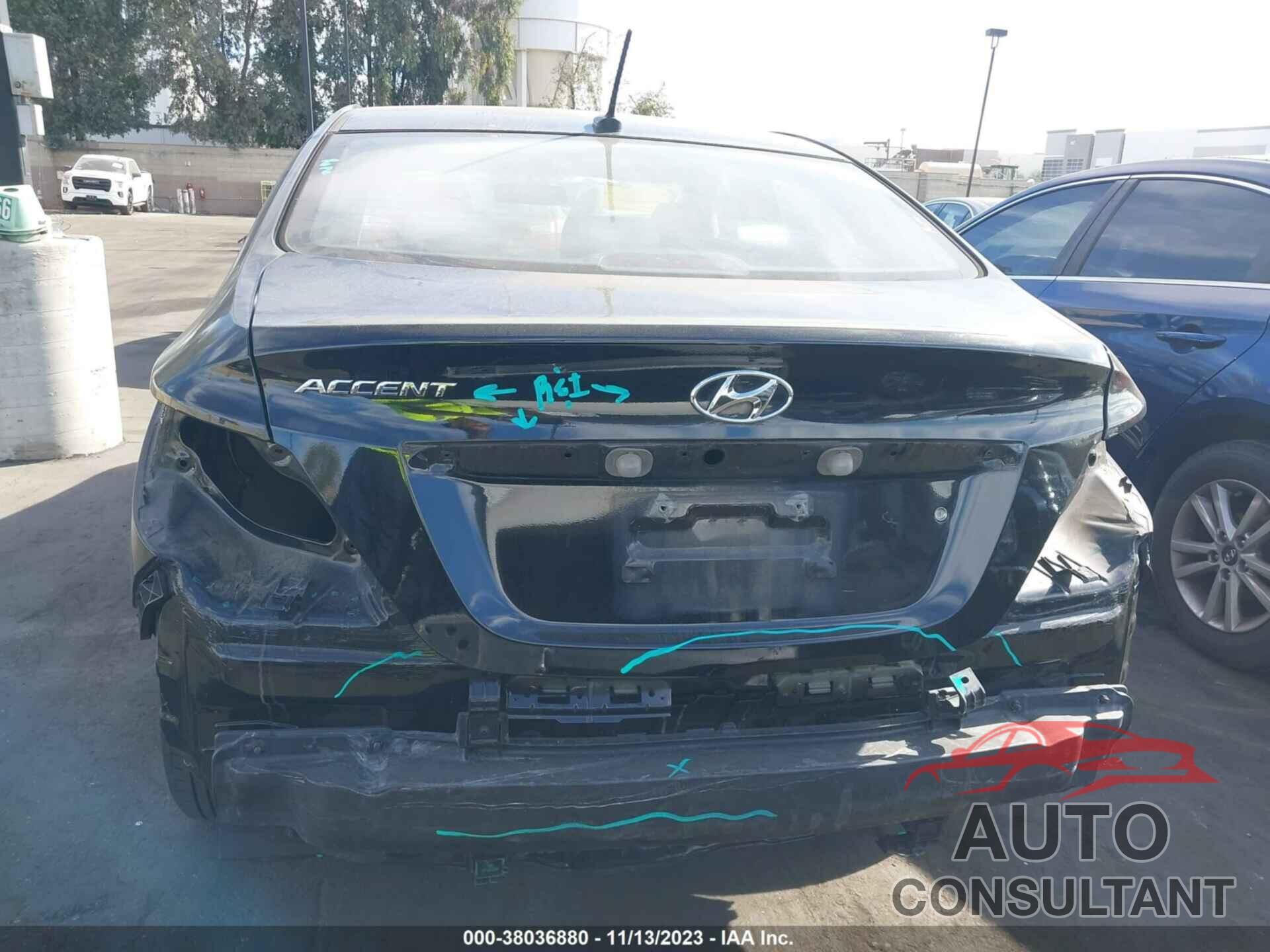 HYUNDAI ACCENT 2017 - KMHCT4AEXHU275395