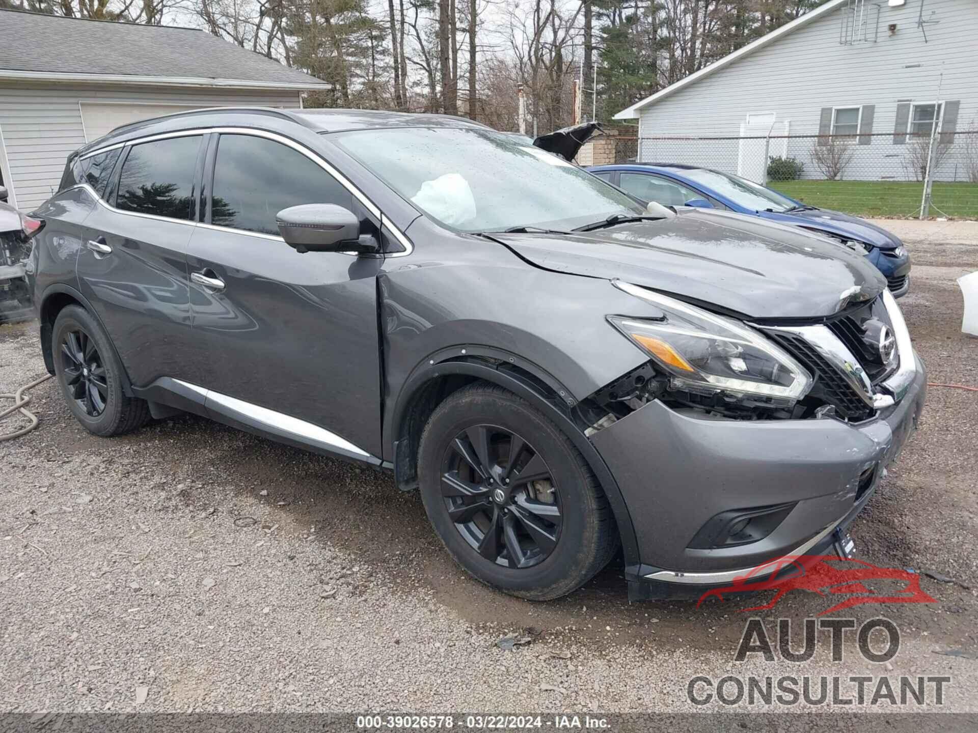 NISSAN MURANO 2018 - 5N1AZ2MH5JN202371