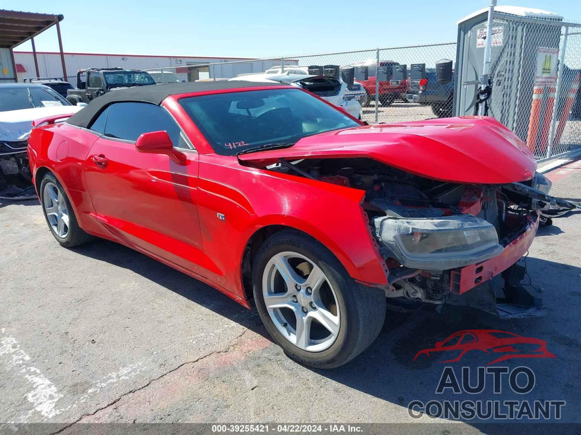 CHEVROLET CAMARO 2020 - 1G1FB3DX4L0127327