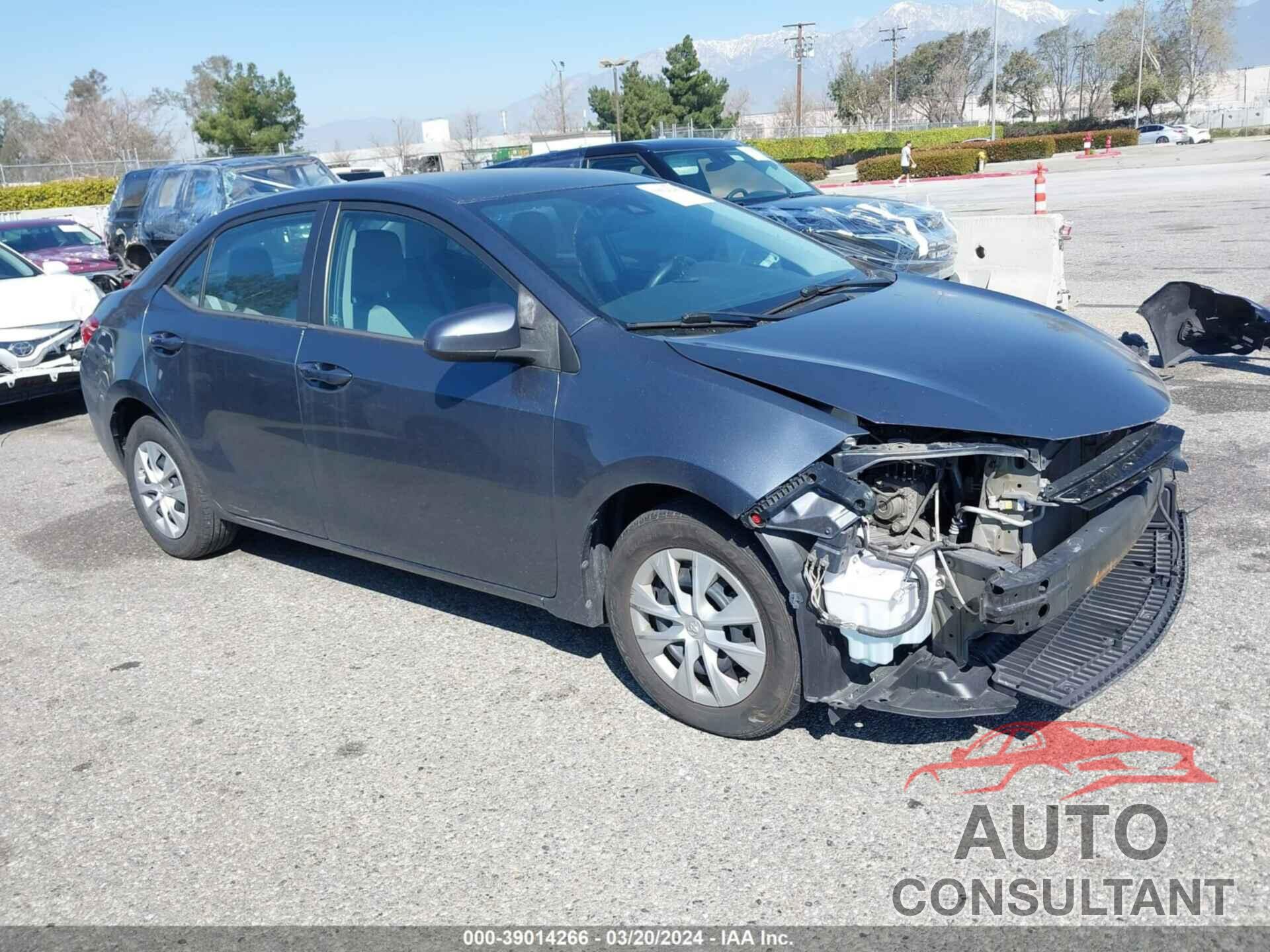 TOYOTA COROLLA 2017 - 5YFBPRHE1HP662468