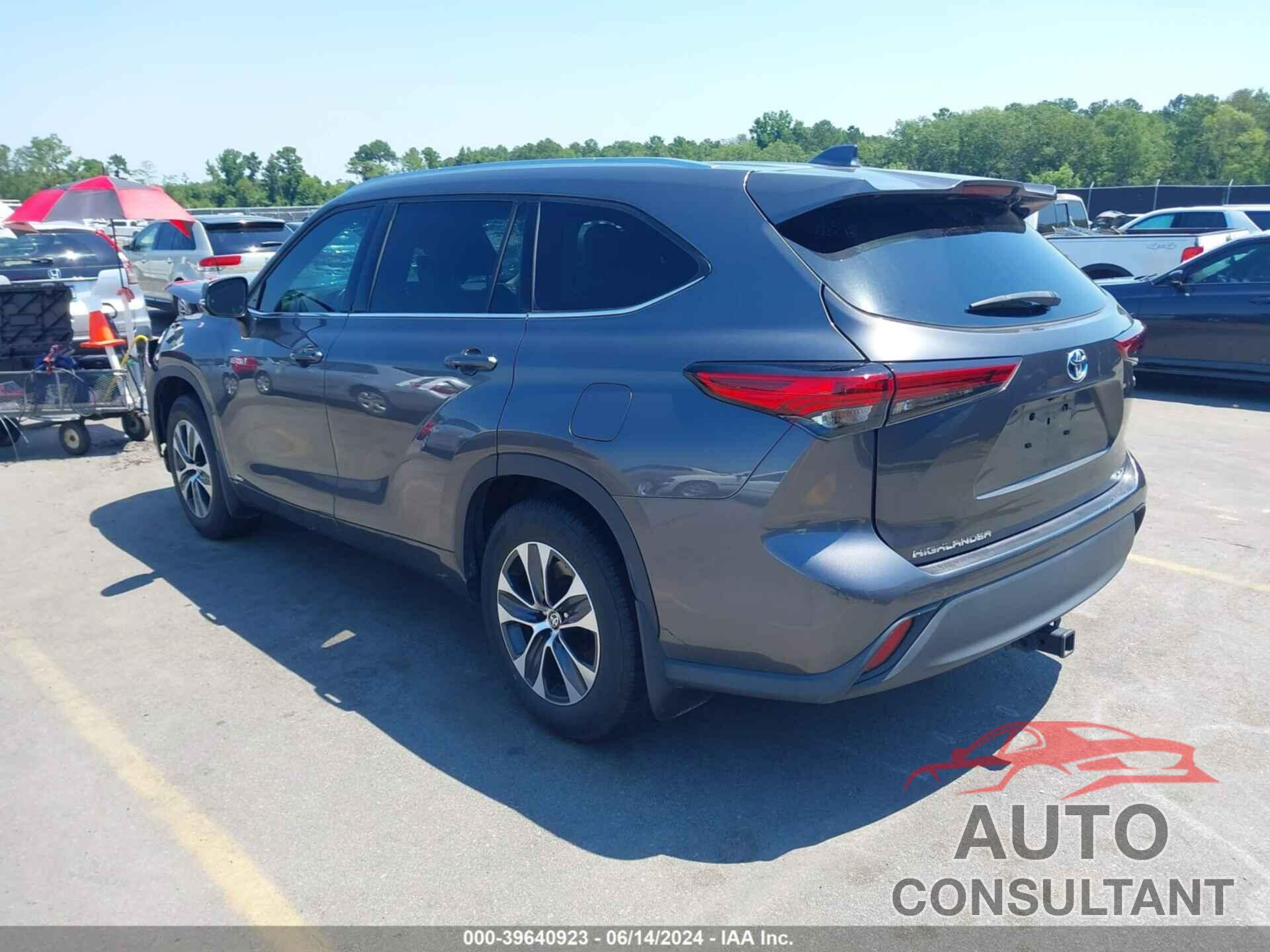 TOYOTA HIGHLANDER 2021 - 5TDGBRCH2MS052781