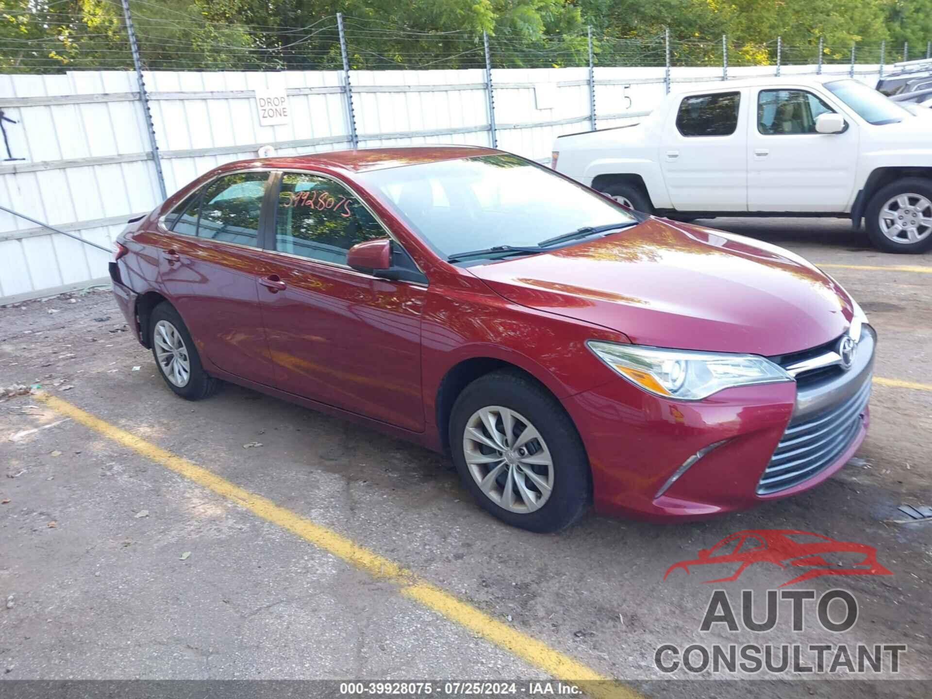 TOYOTA CAMRY 2016 - 4T1BF1FK0GU509218