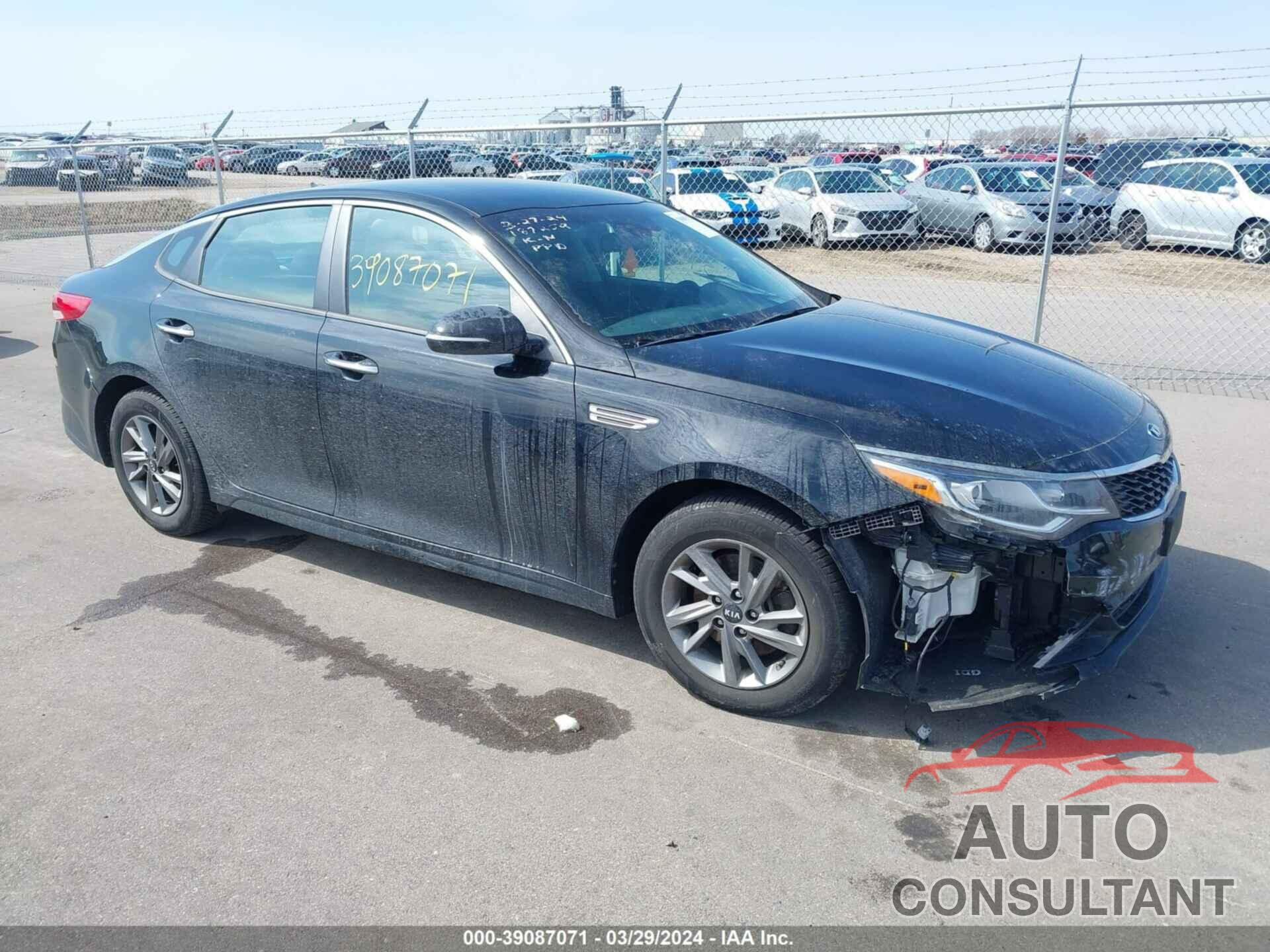 KIA OPTIMA 2019 - 5XXGT4L3XKG307759