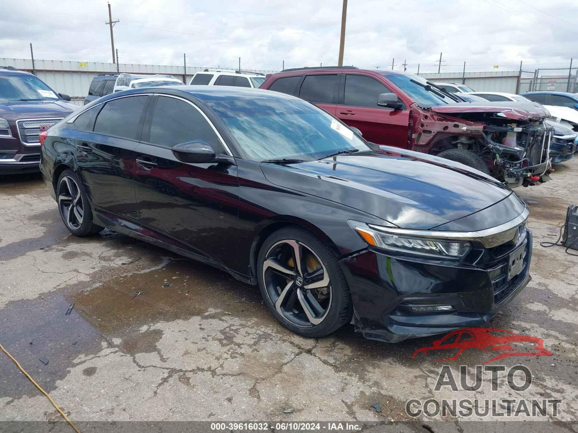 HONDA ACCORD 2018 - 1HGCV1F38JA205200