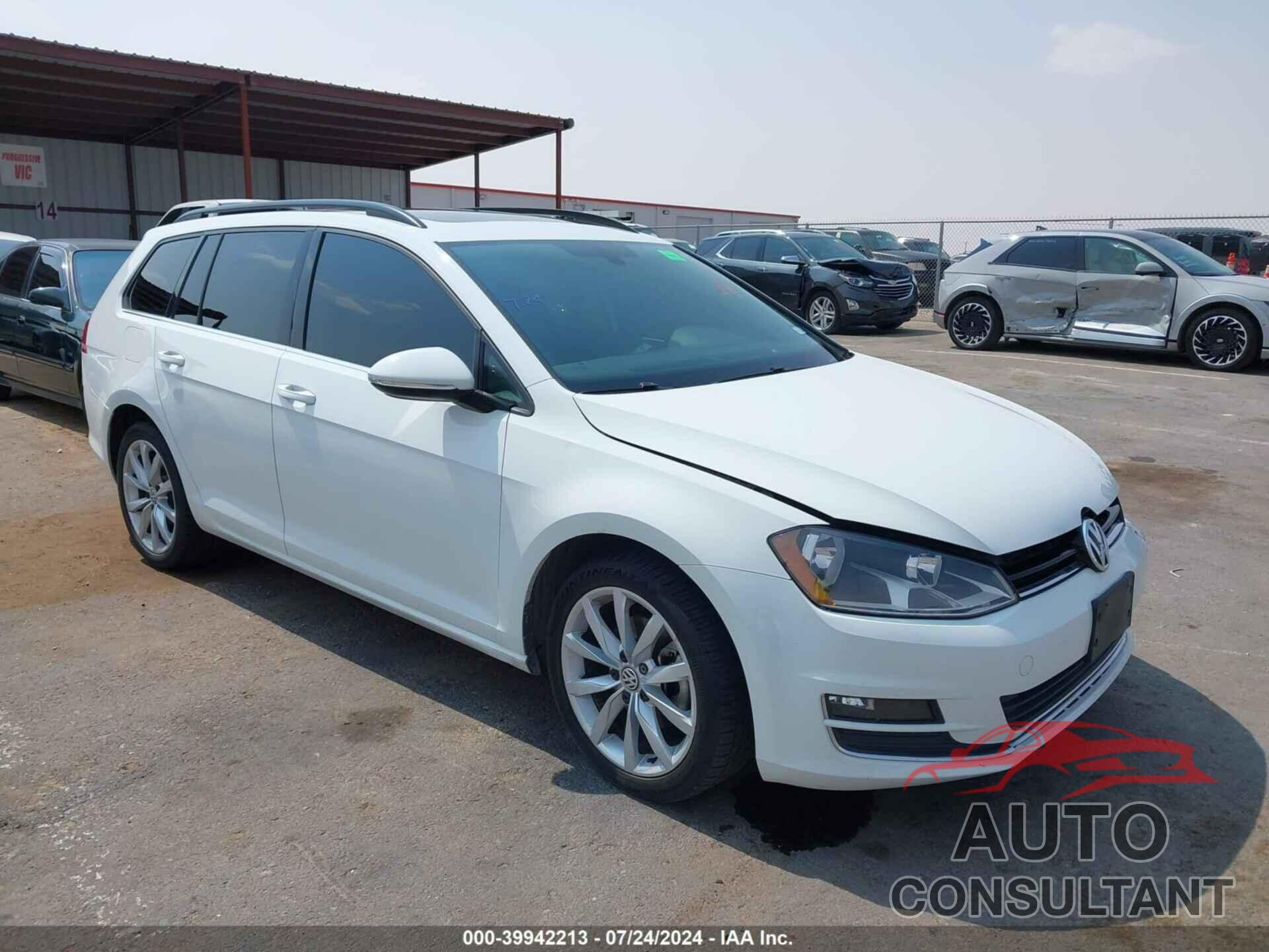 VOLKSWAGEN GOLF SPORTWAGEN 2017 - 3VWC17AU8HM542845