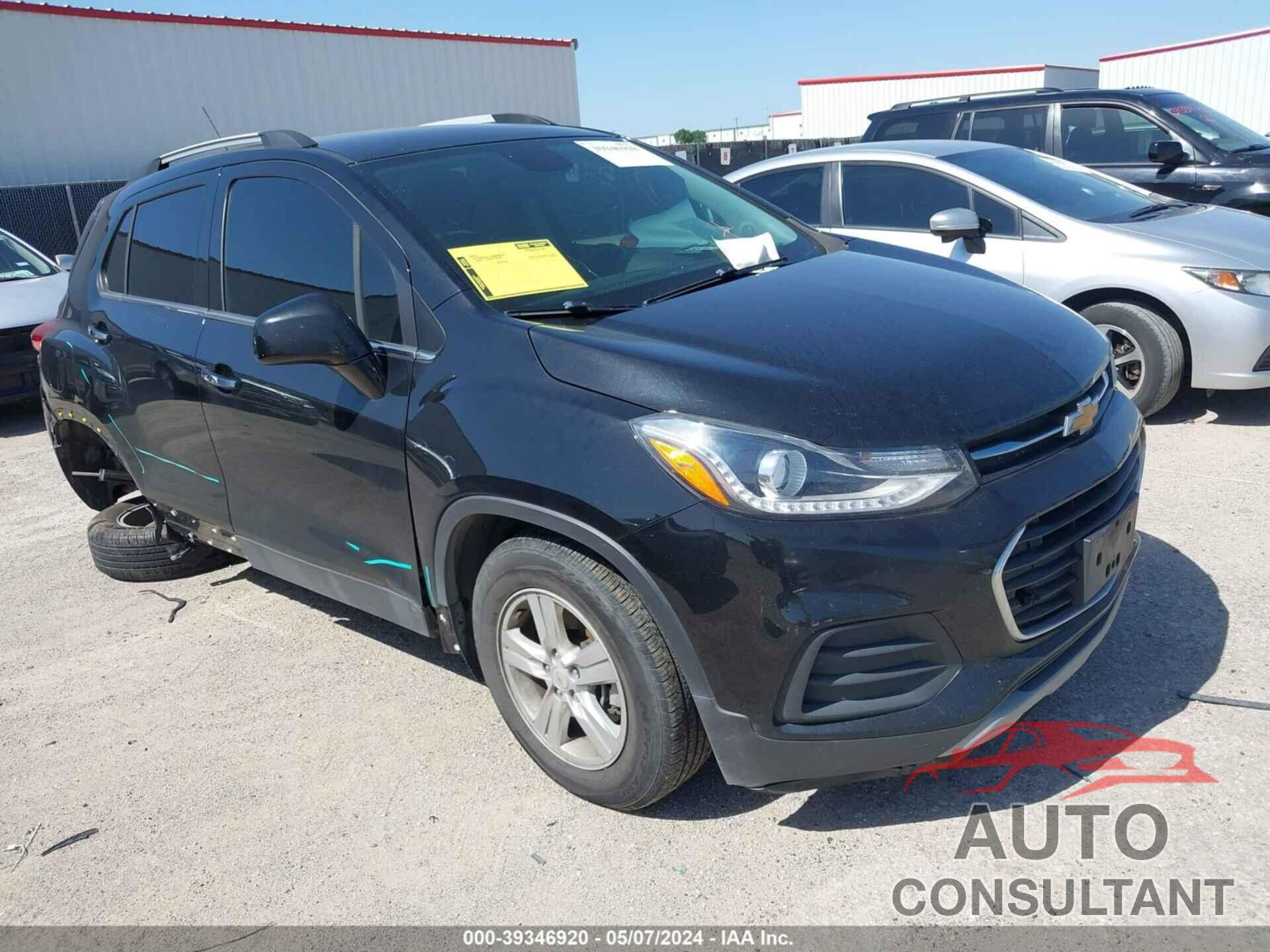 CHEVROLET TRAX 2019 - KL7CJLSB1KB818187