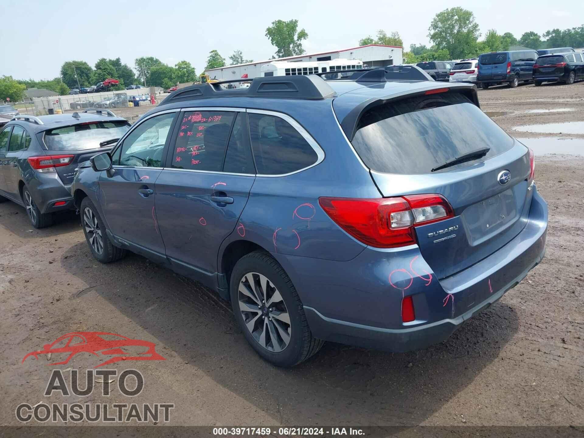 SUBARU OUTBACK 2016 - 4S4BSBLC8G3232354