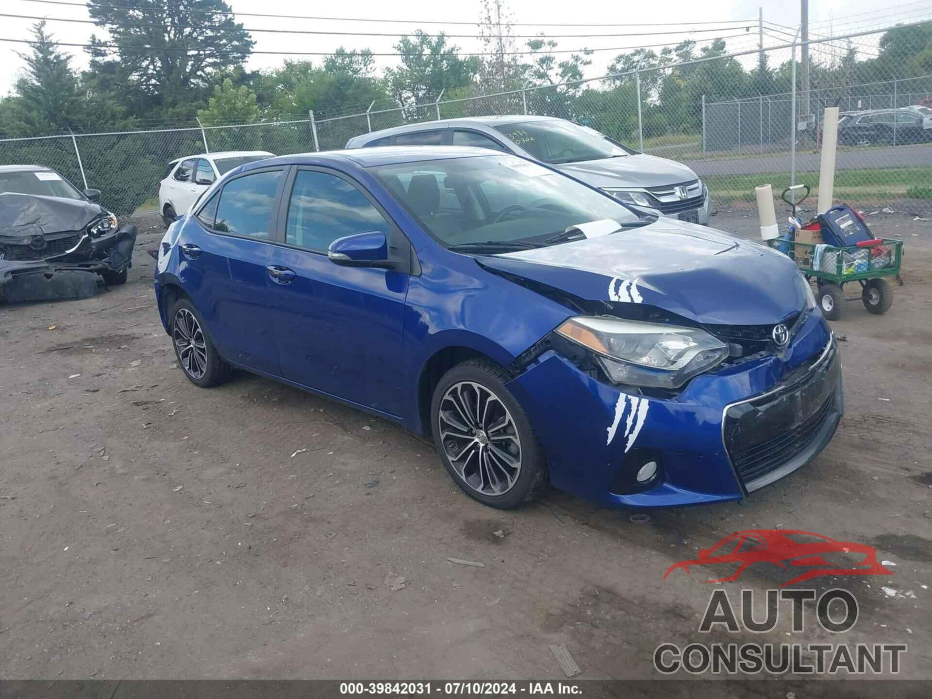 TOYOTA COROLLA 2016 - 2T1BURHE5GC741746