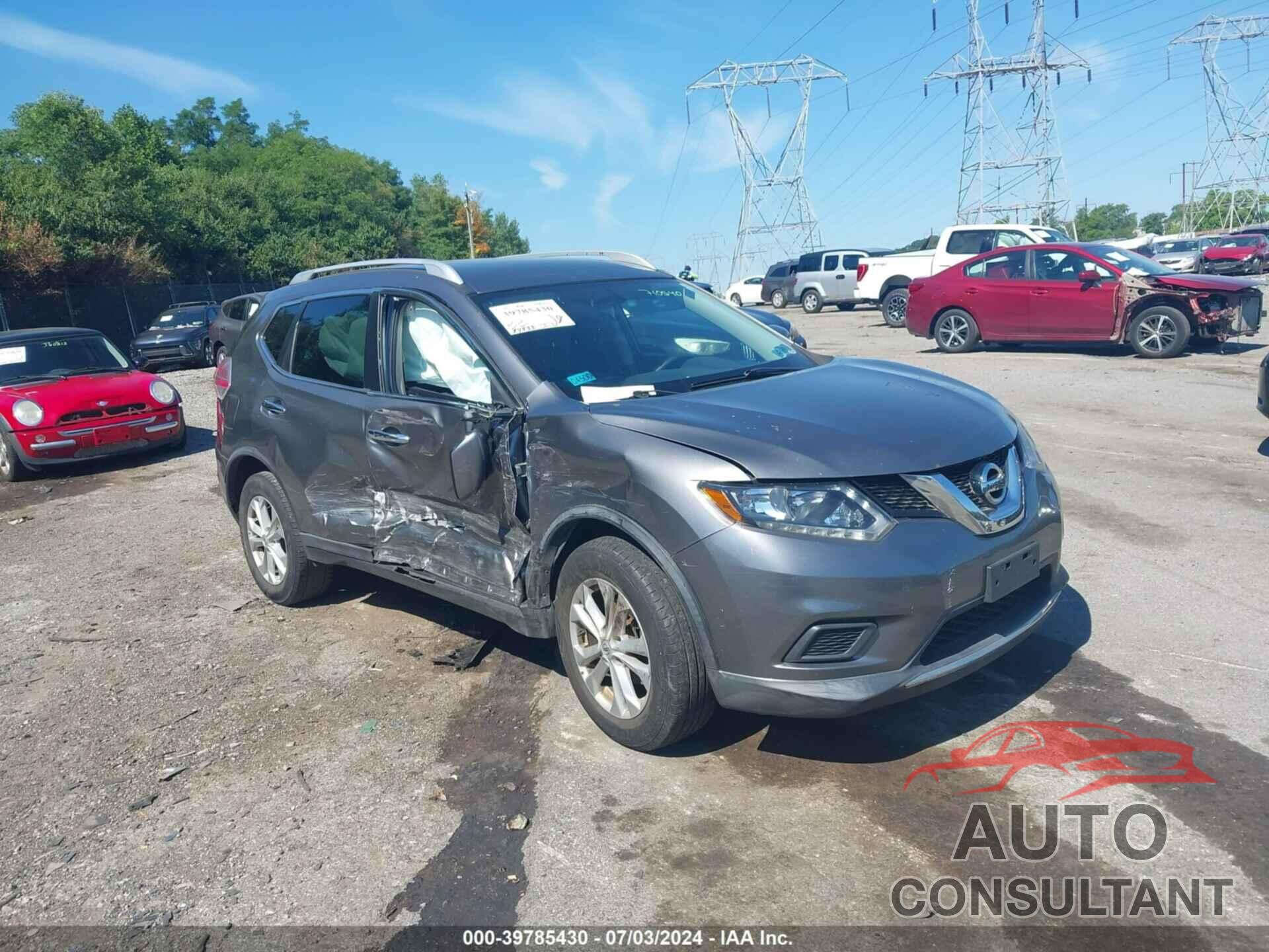 NISSAN ROGUE 2016 - KNMAT2MT1GP710540