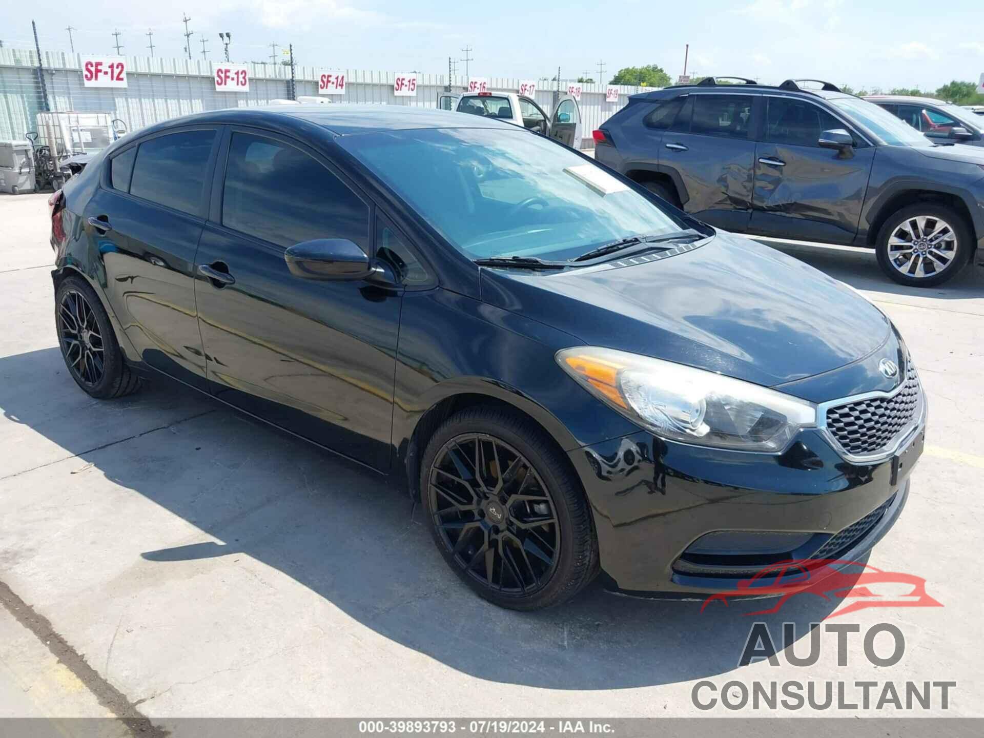 KIA FORTE 2016 - KNAFK4A64G5504575