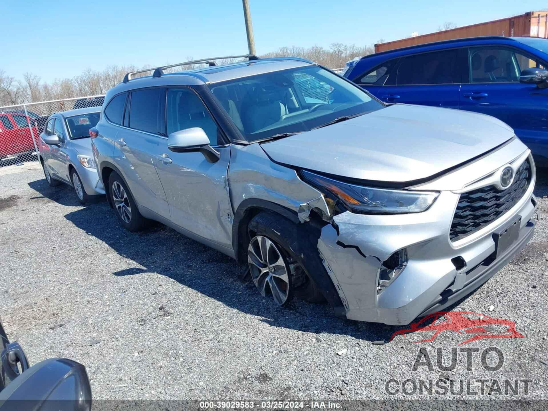 TOYOTA HIGHLANDER 2021 - 5TDGZRBH4MS112699