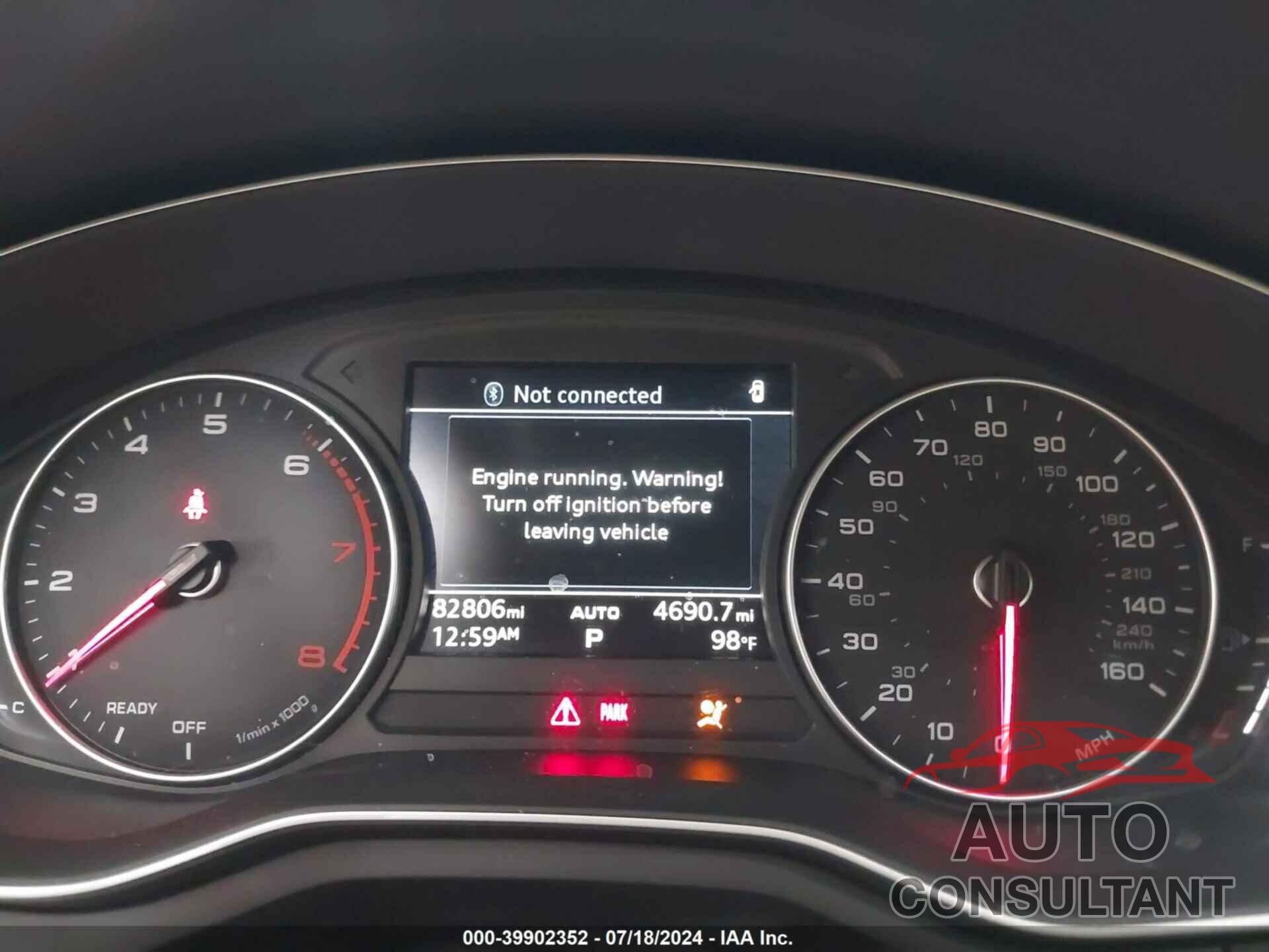 AUDI A4 2017 - WAUENAF48HN035551