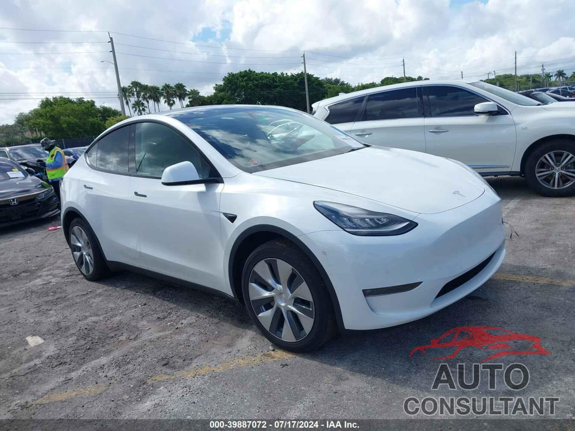 TESLA MODEL Y 2021 - 5YJYGDED8MF109539