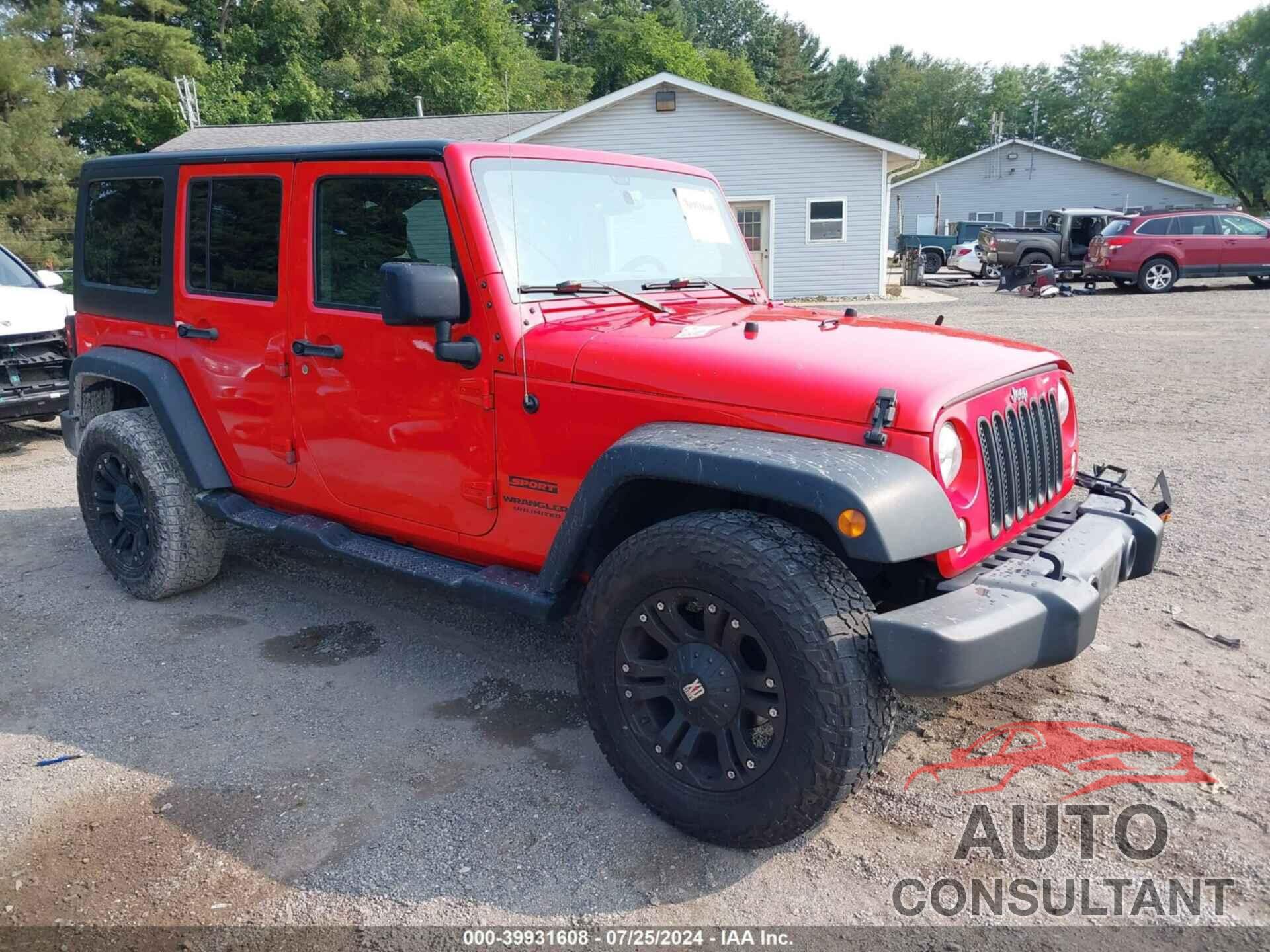 JEEP WRANGLER UNLIMITED 2016 - 1C4BJWDG8GL273437