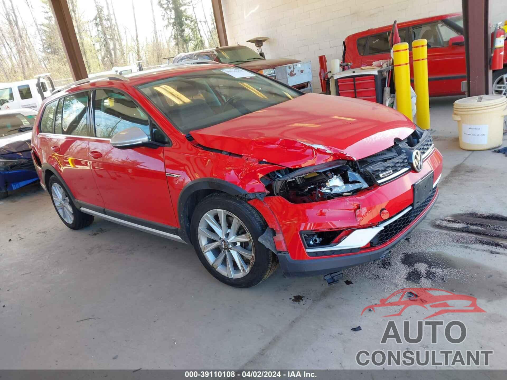 VOLKSWAGEN GOLF ALLTRACK 2019 - 3VWH17AU7KM519358