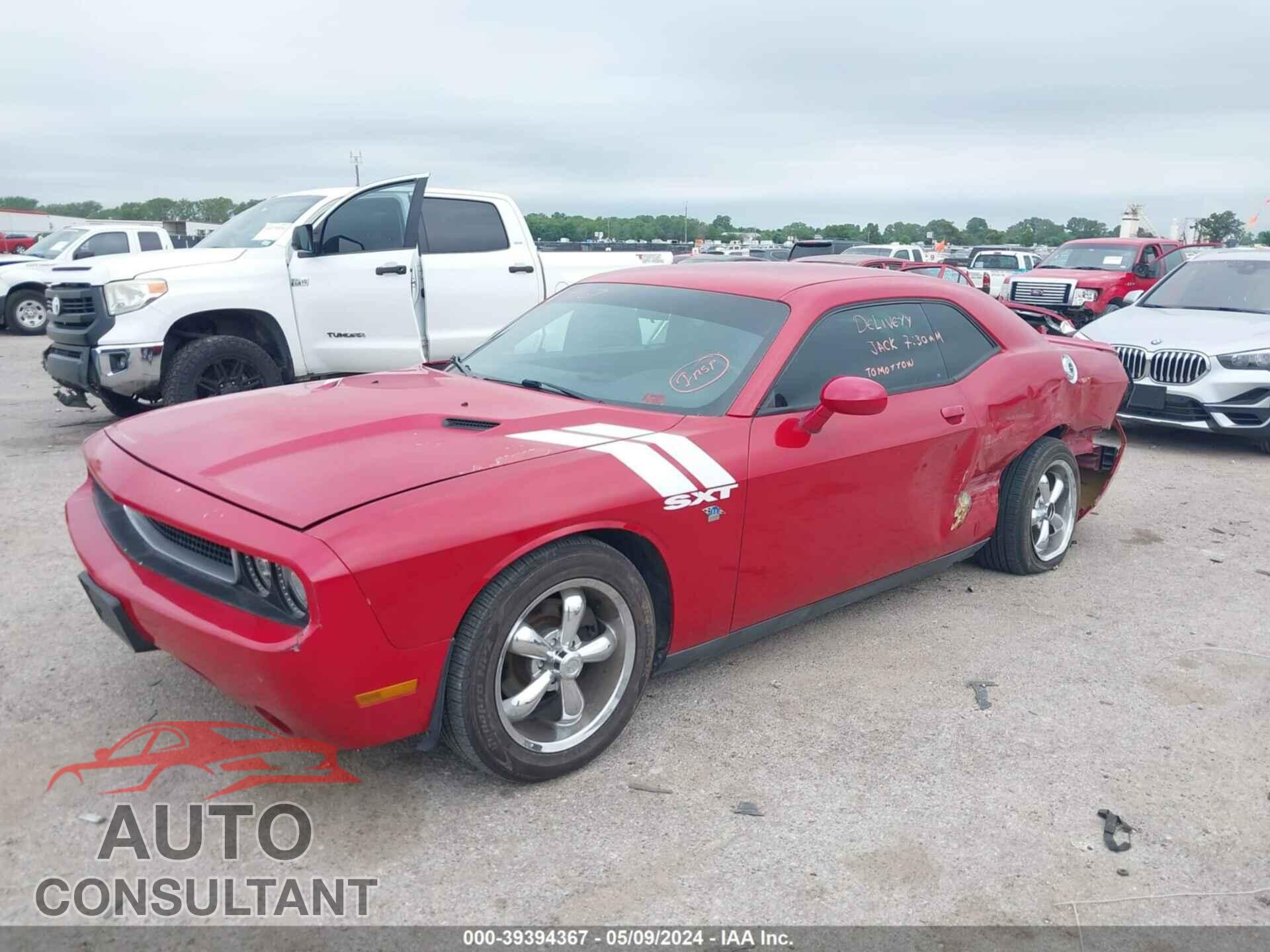 DODGE CHALLENGER 2012 - 2C3CDYAG1CH134225